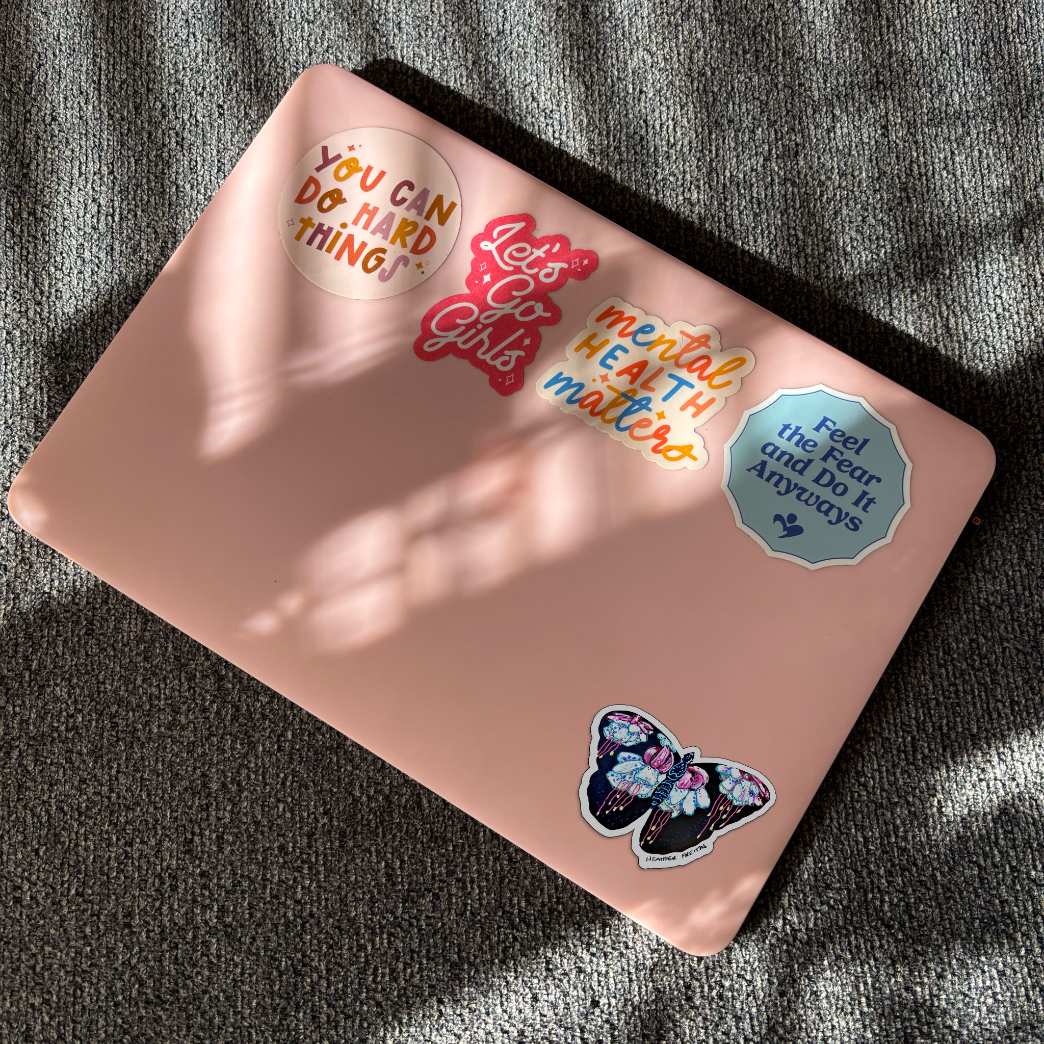 Bleeding Heart Butterfly Sticker