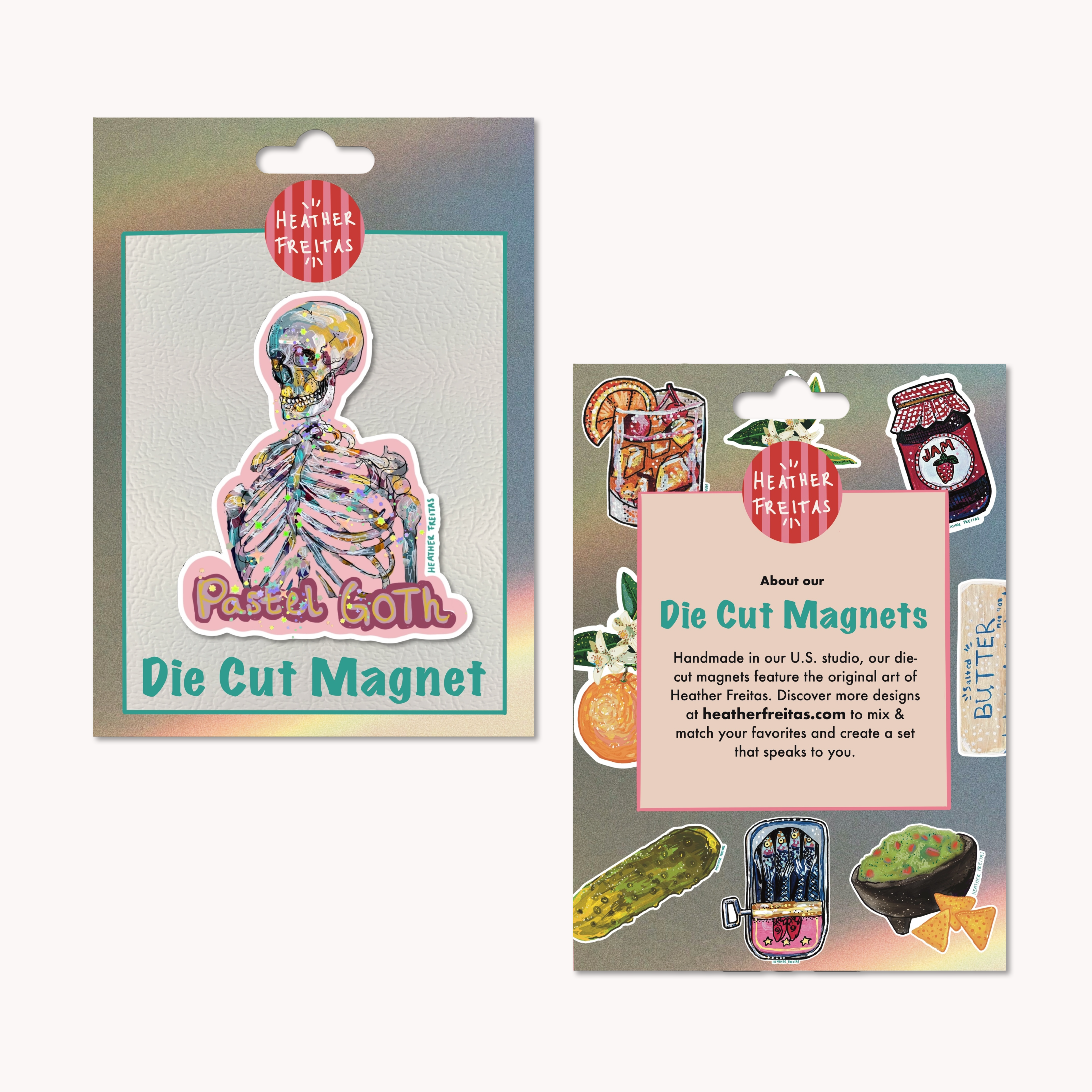 Pastel Goth Magnet ( Die-Cut )