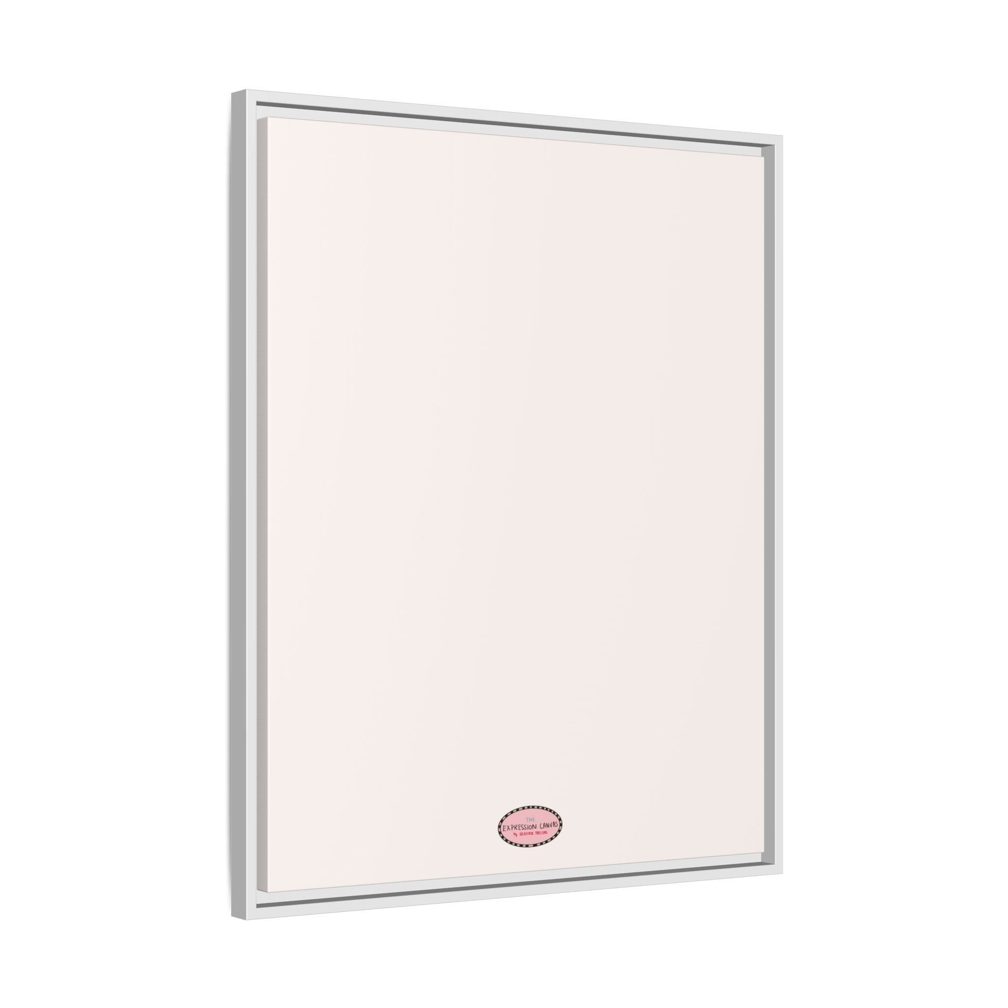 Fog Expressions Framed Canvas Print