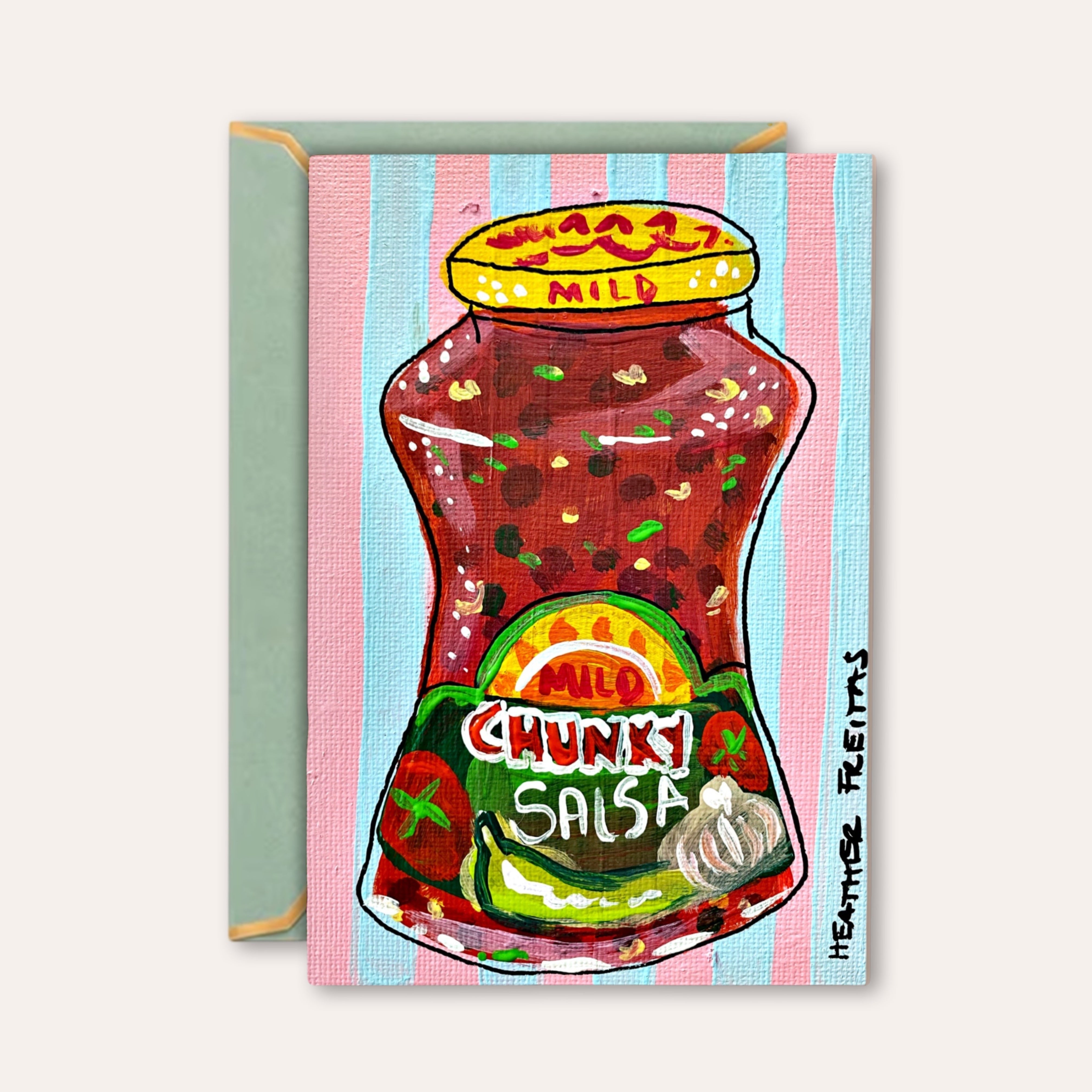 Mild Salsa Fine Art Greeting Card