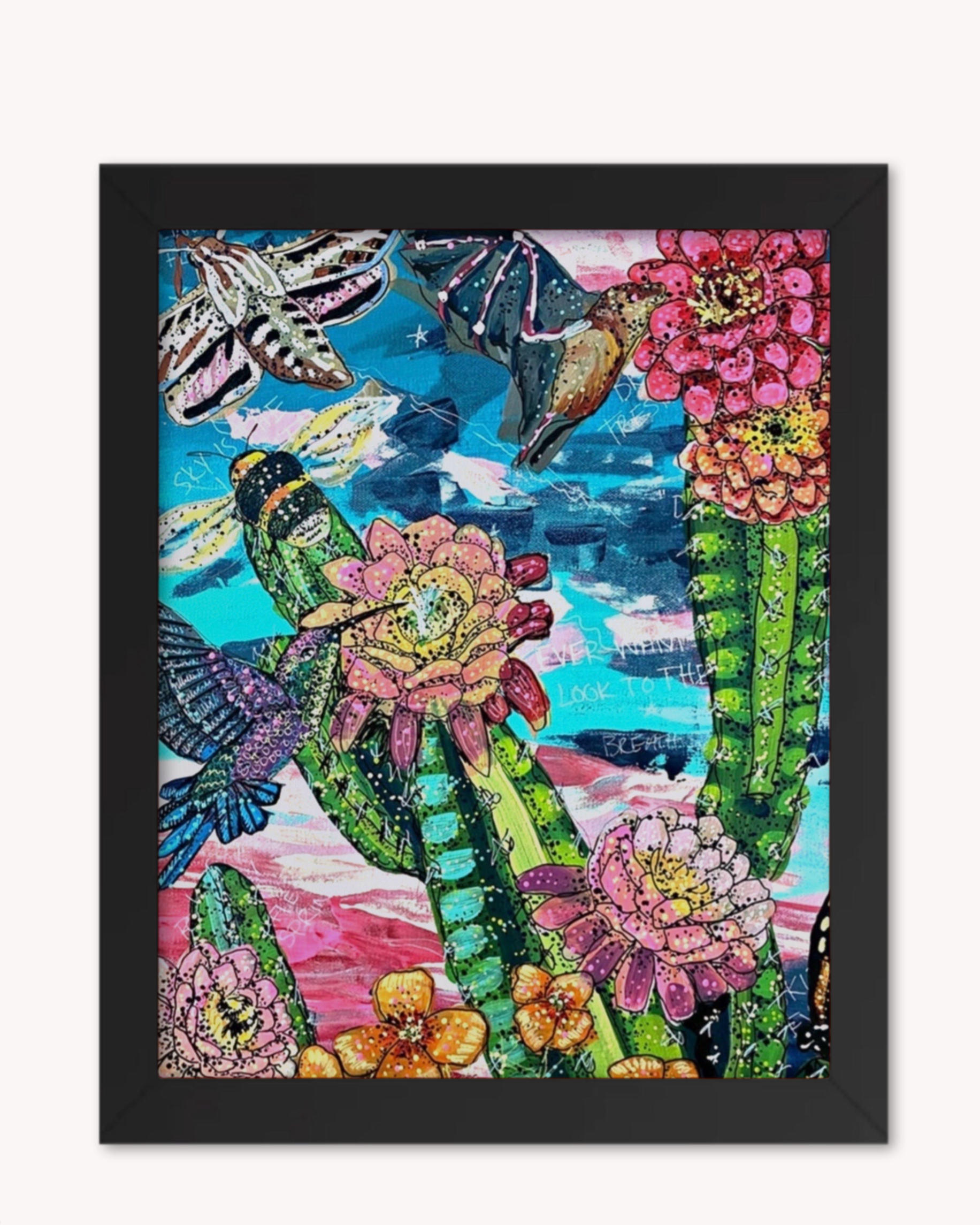 Desert Twilight Pollinators Print