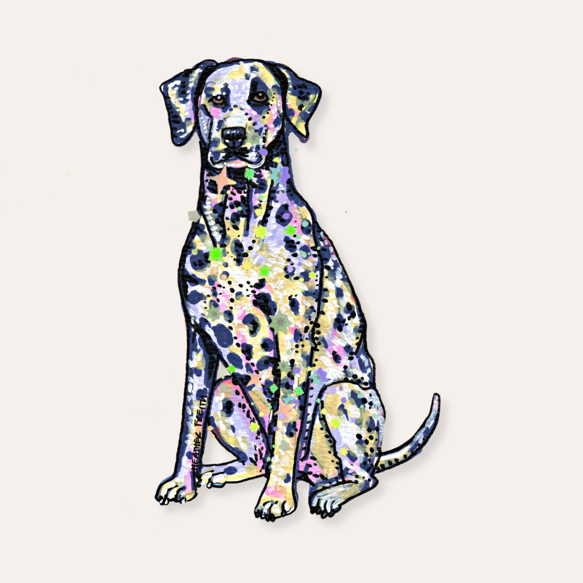 Dalmatian Sticker