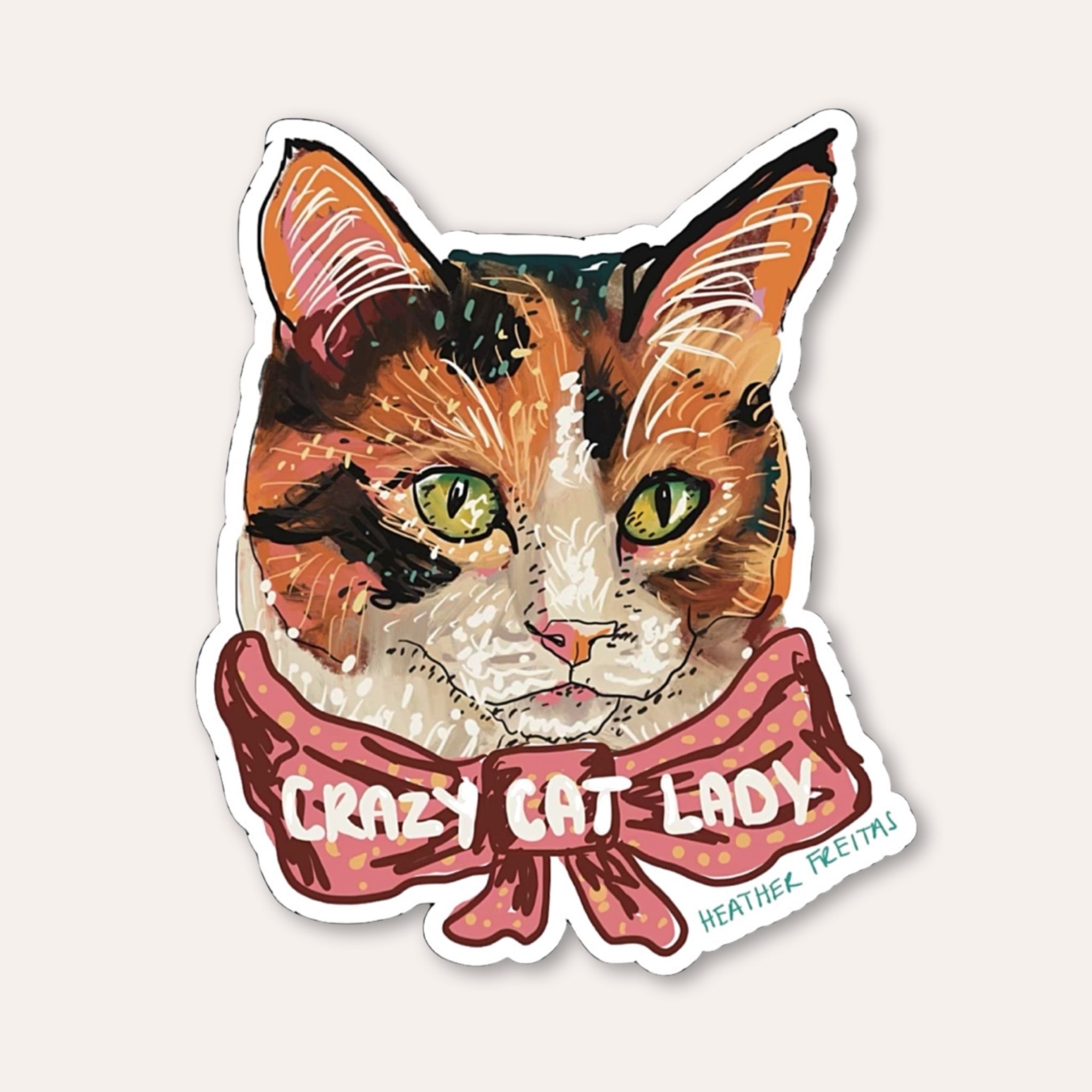 Crazy Cat Lady Sticker