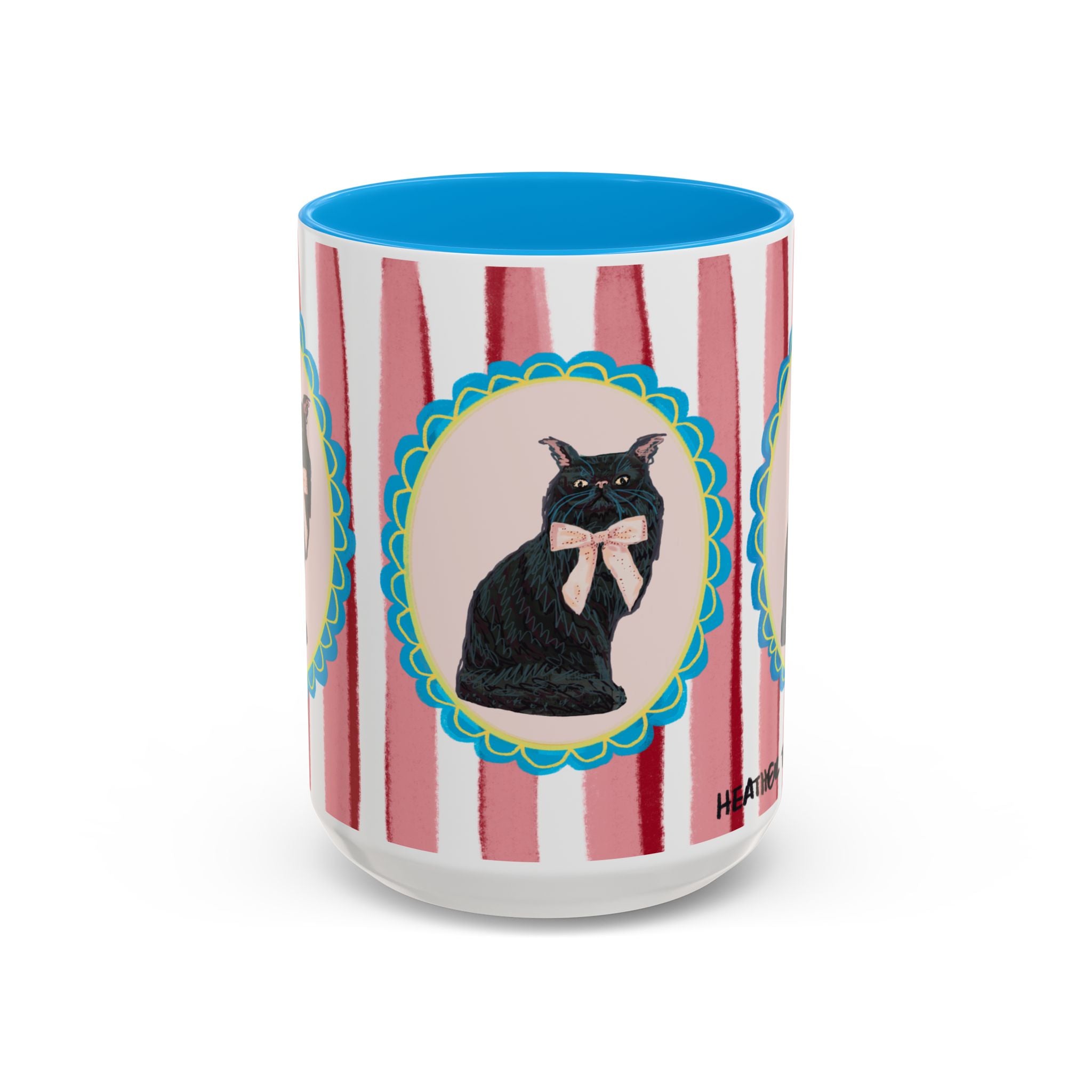 Black Persian Cat Coffee Mug 15oz