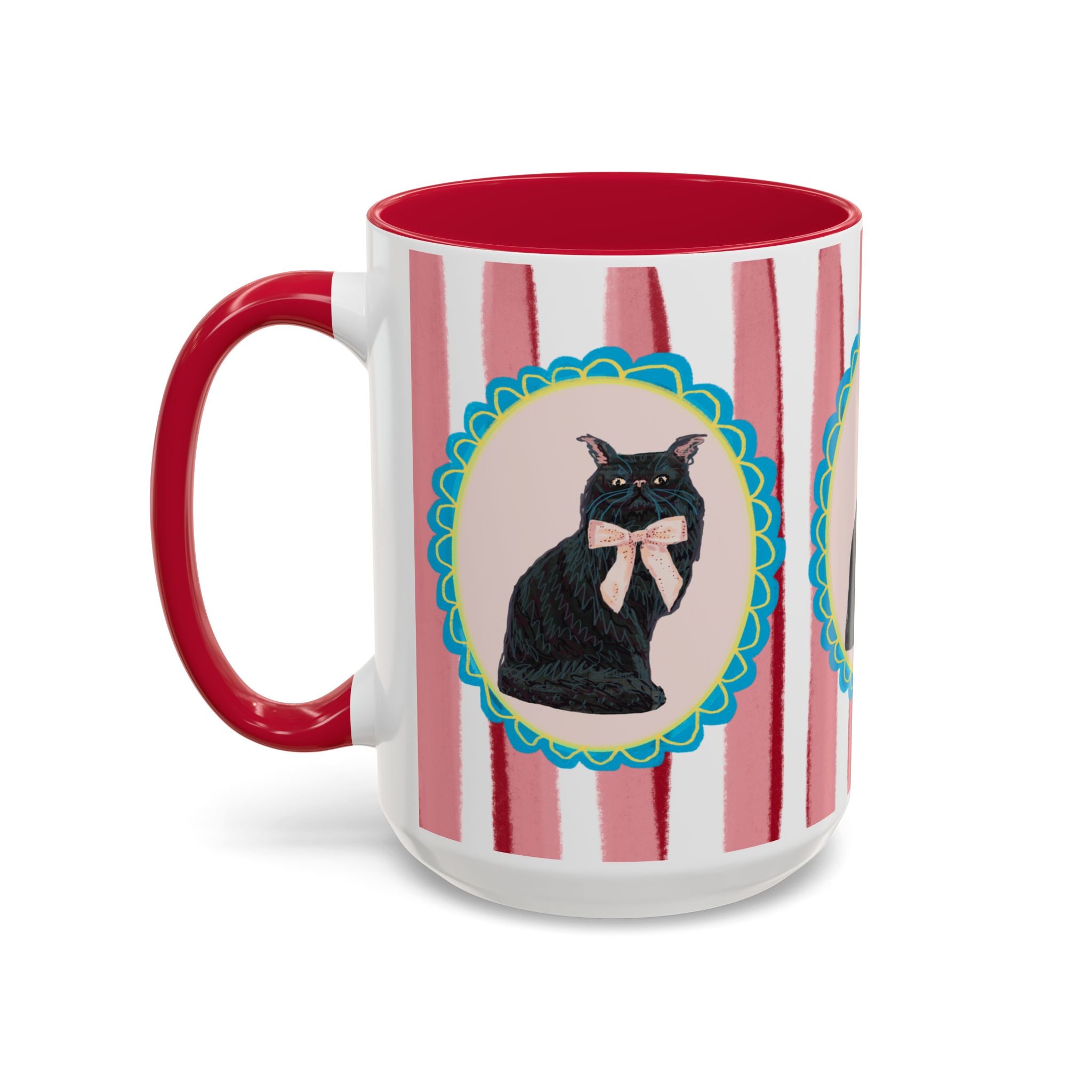 Black Persian Cat Coffee Mug 15oz