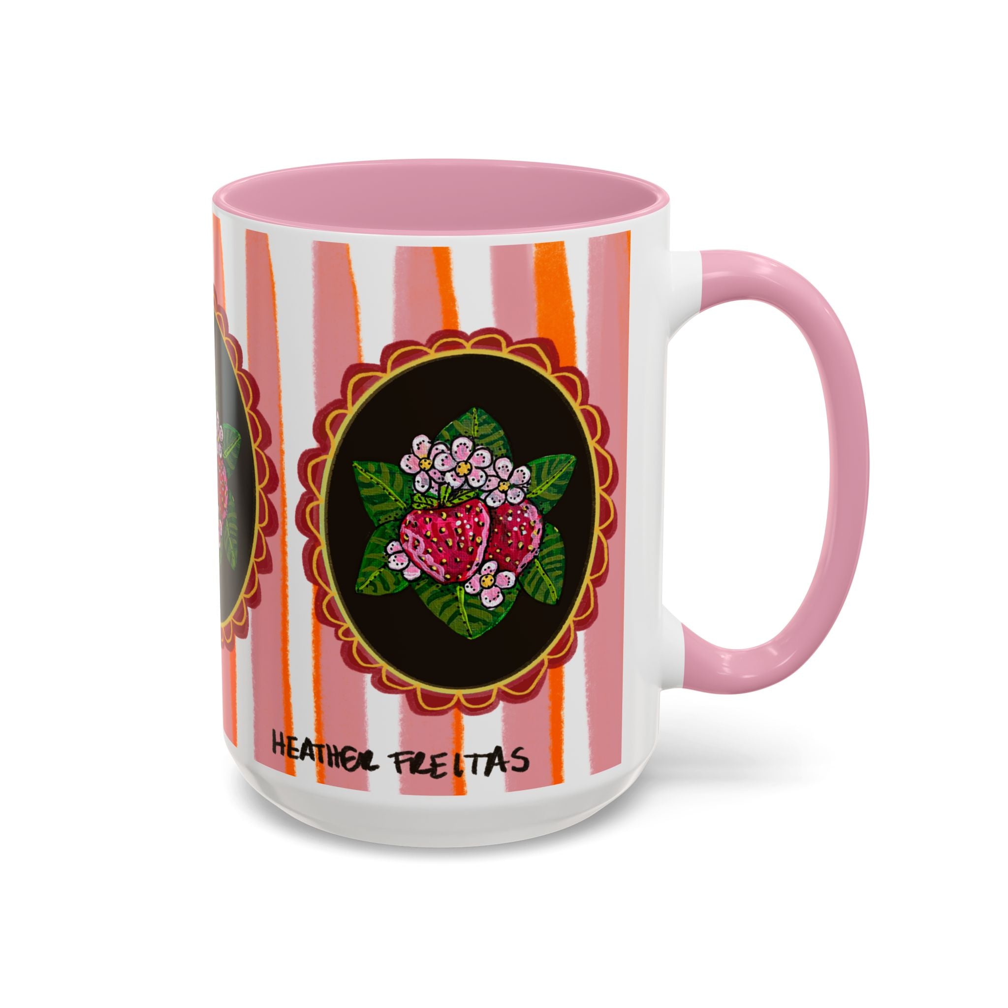 Strawberry Coffee Mug 15oz