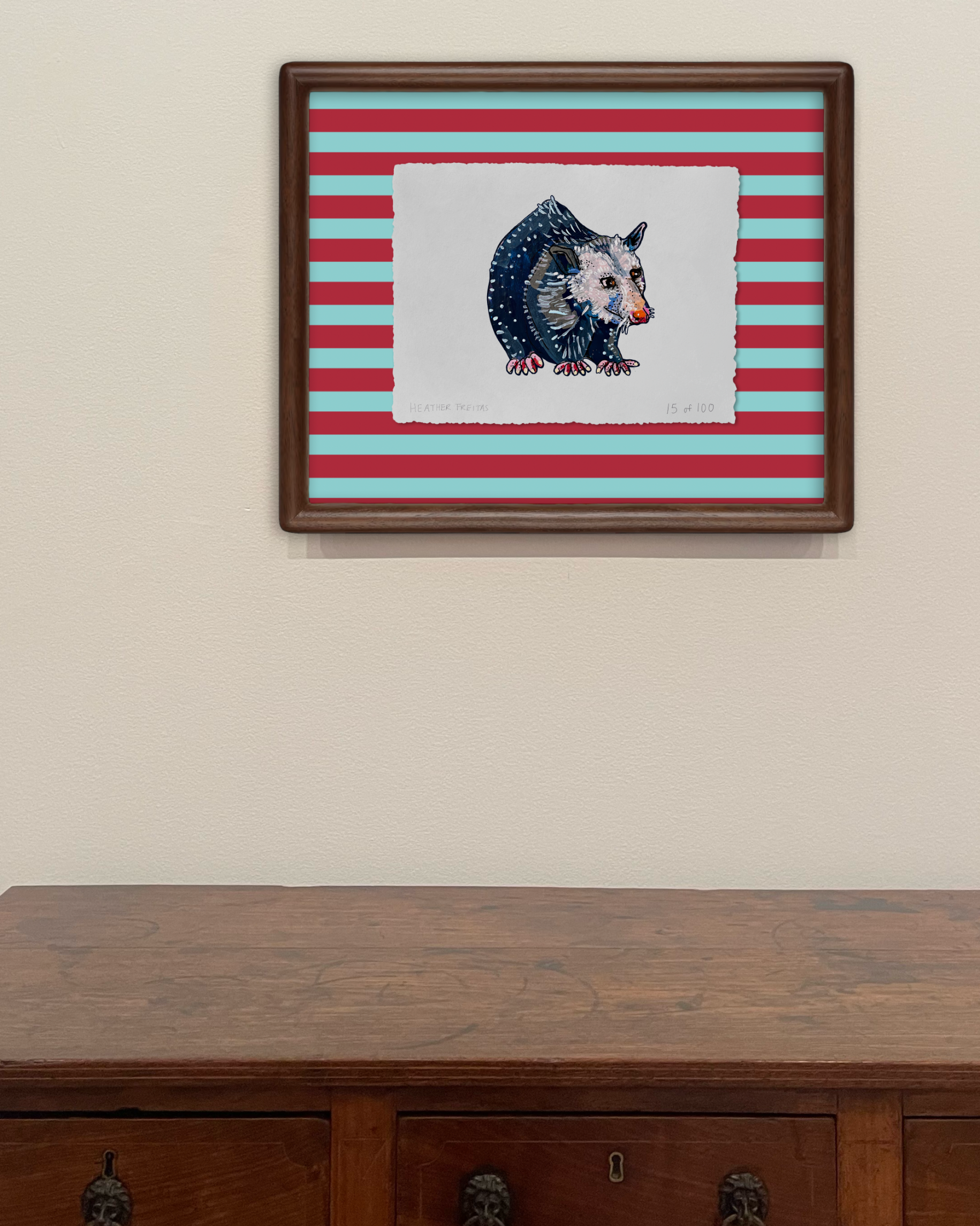 Opossum Limited Edition Framed Print