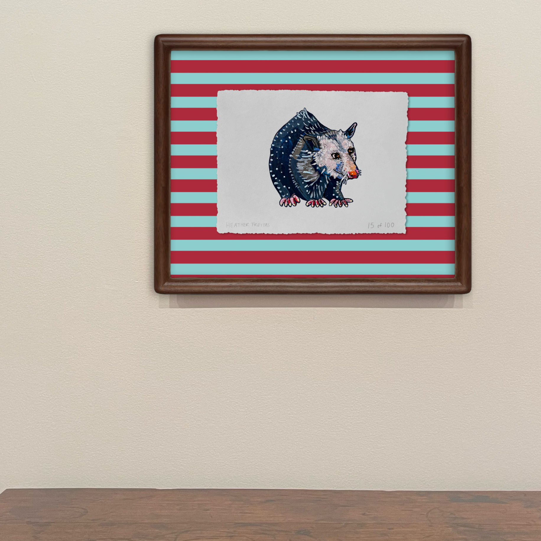 Opossum Limited Edition Framed Print