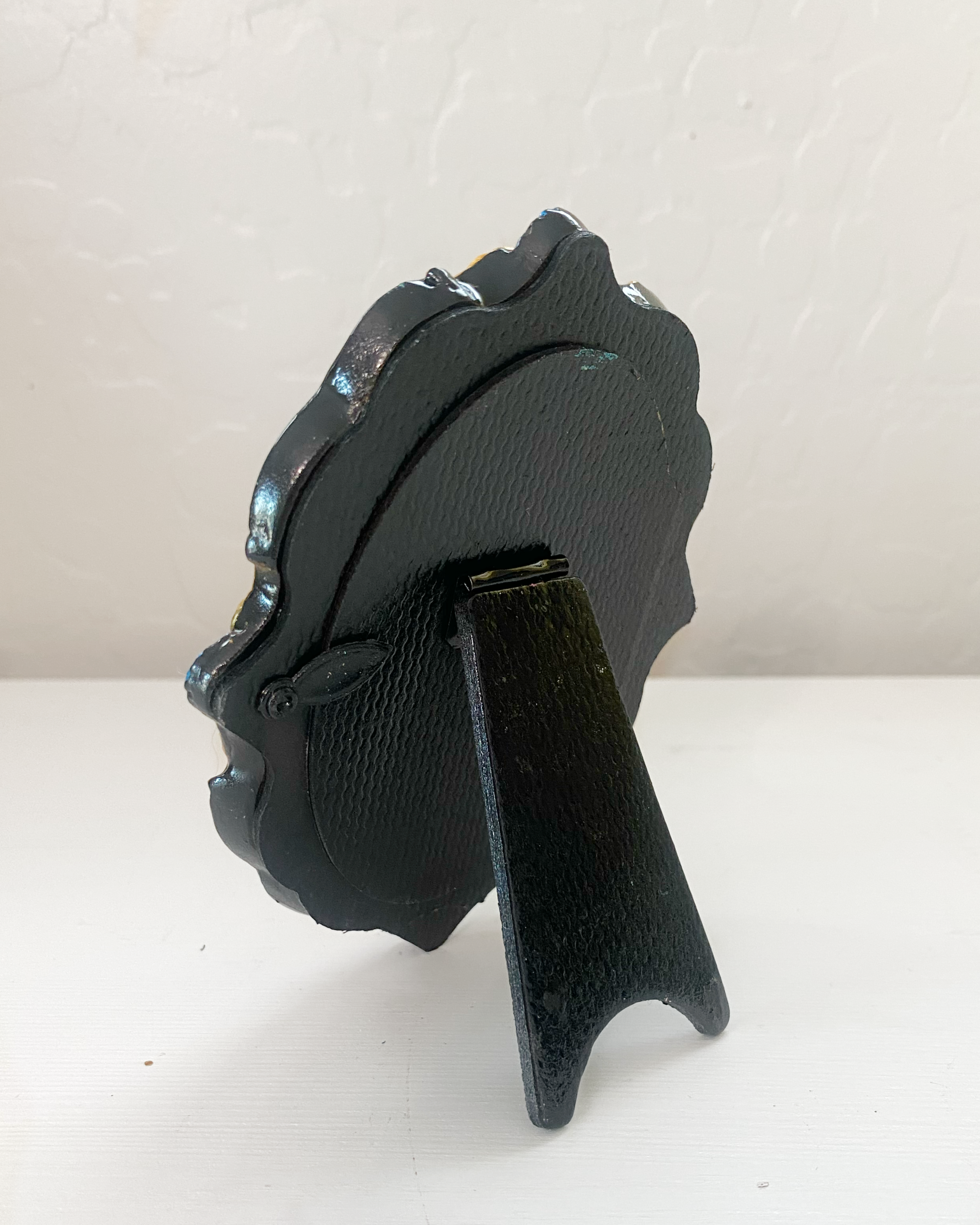 Moody Evil Eye Peacock ( Mini Original Painting )