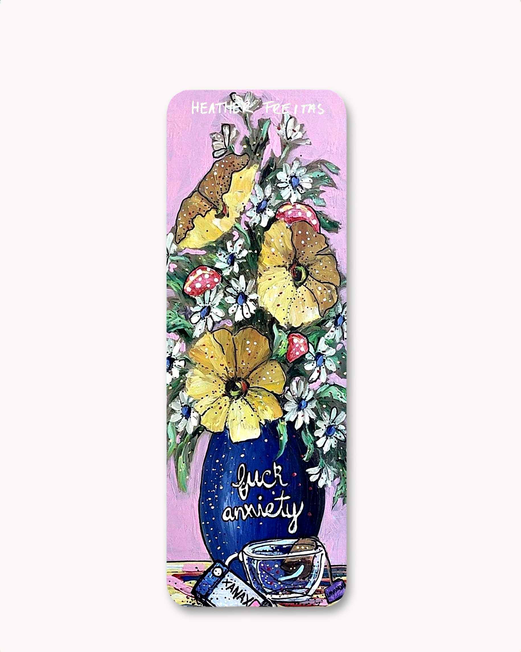 Fuck Anxiety Chakra Bookmark