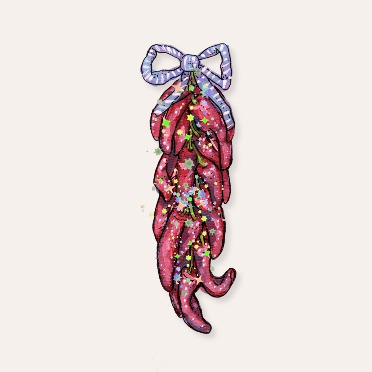 Dried Chilis Sticker