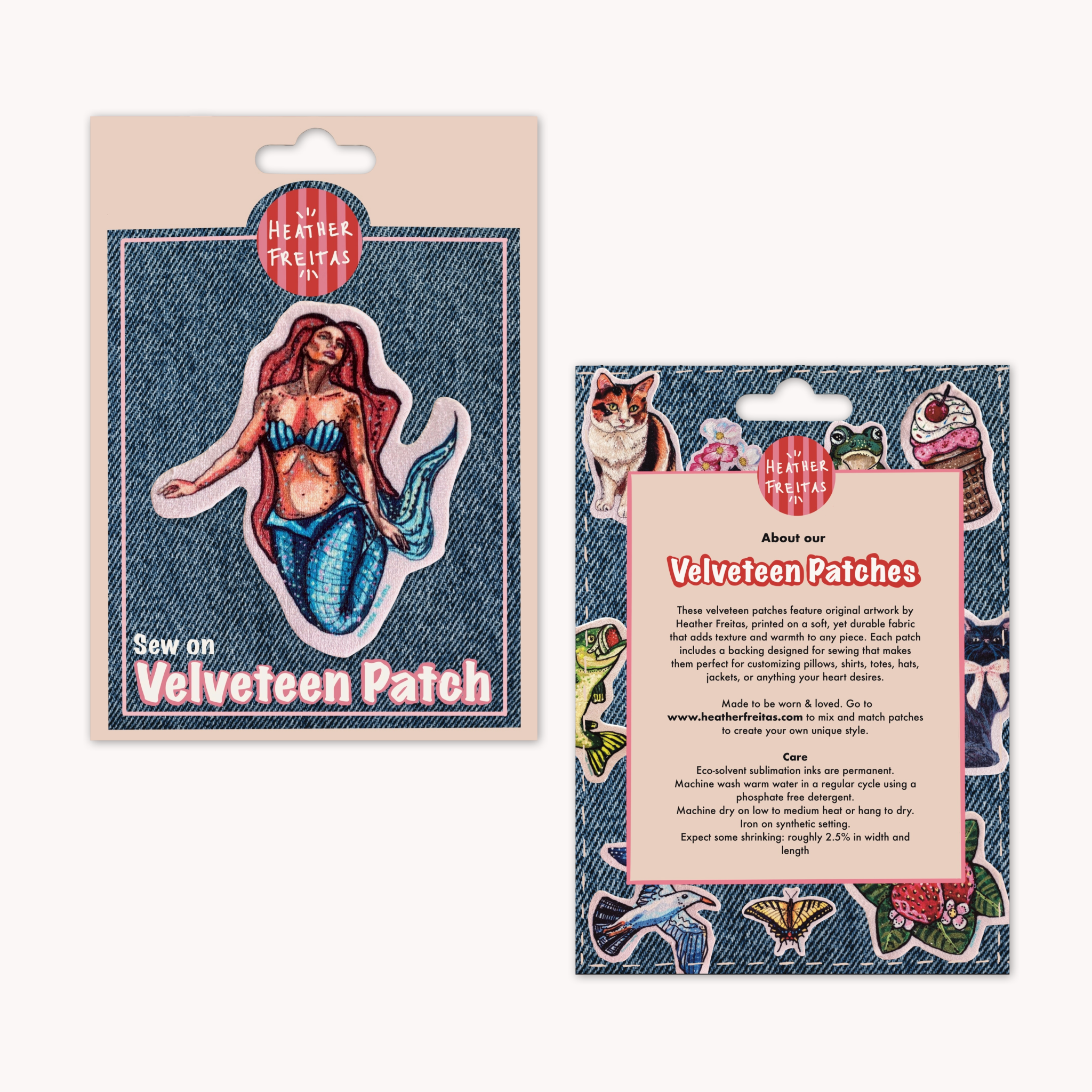 Mermaid - Sew On Velveteen Patch