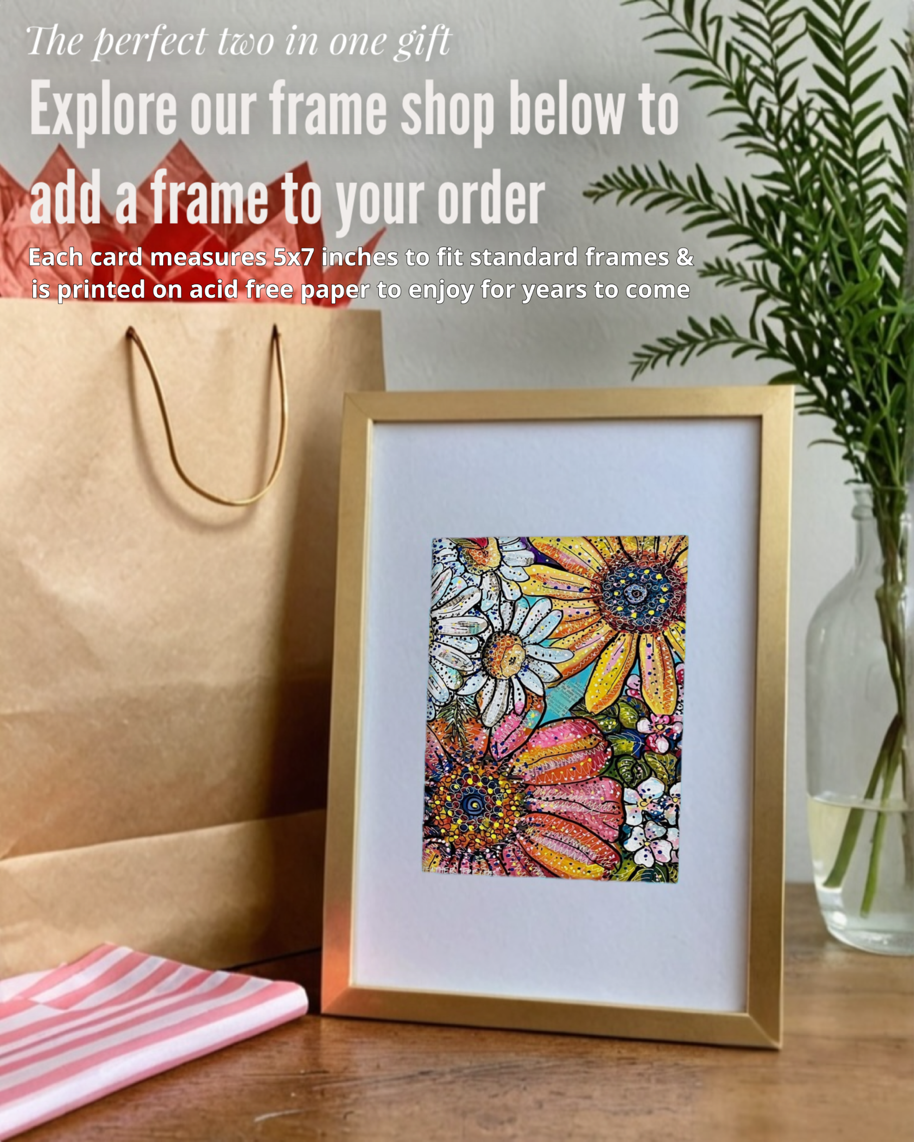 Flower Power - Greeting Card / Fine Art Print