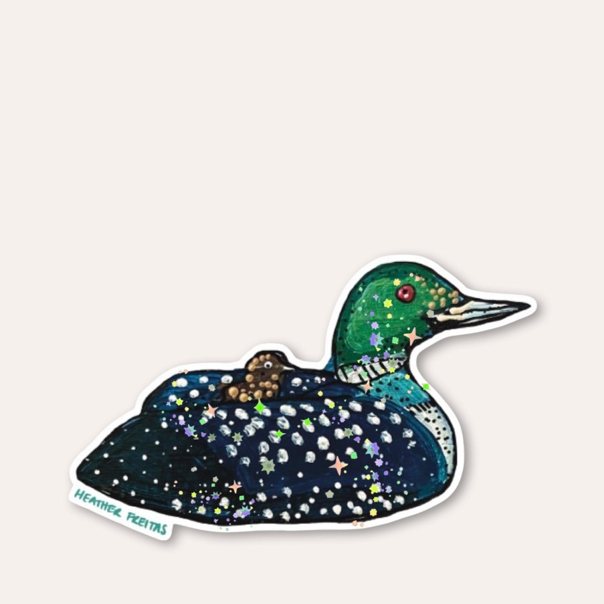 Loon Sticker