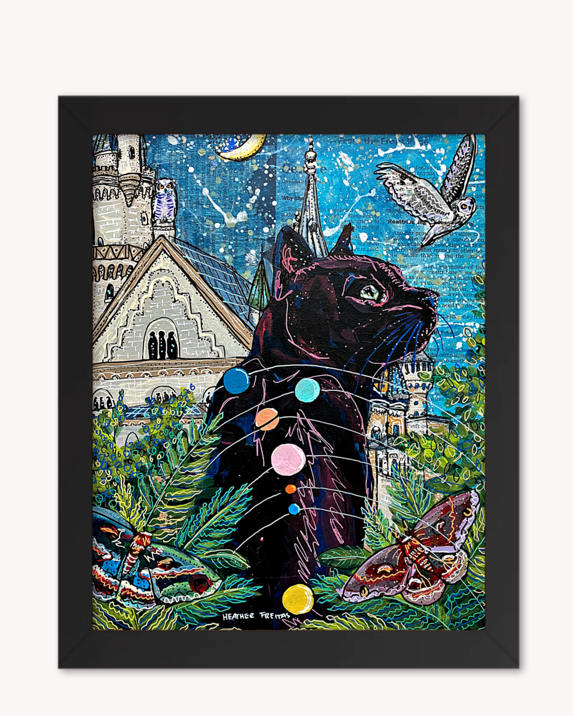 Jupiter Castle Cat Print
