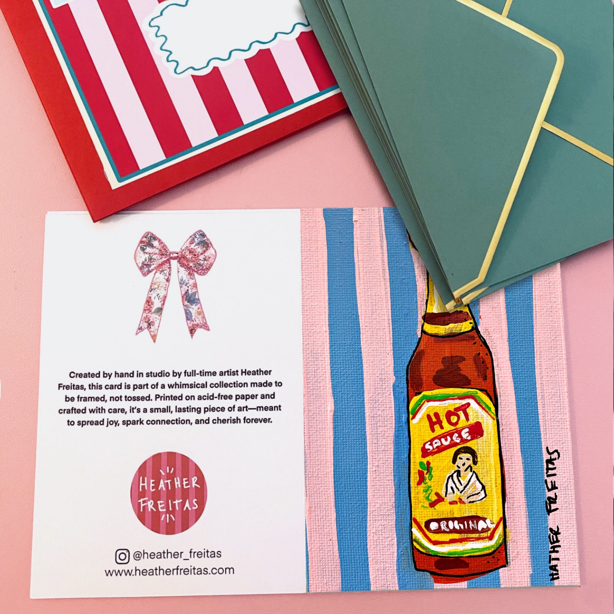 Hot Sauce Fine Art Greeting Card