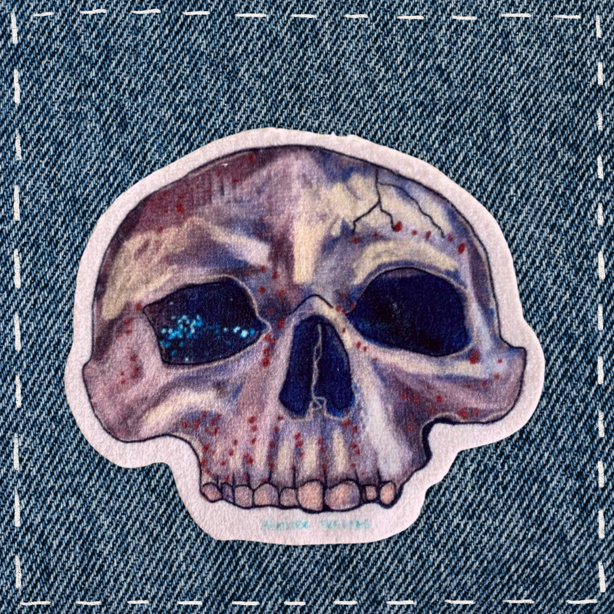 Galaxy Eyes - Sew On Velveteen Patch