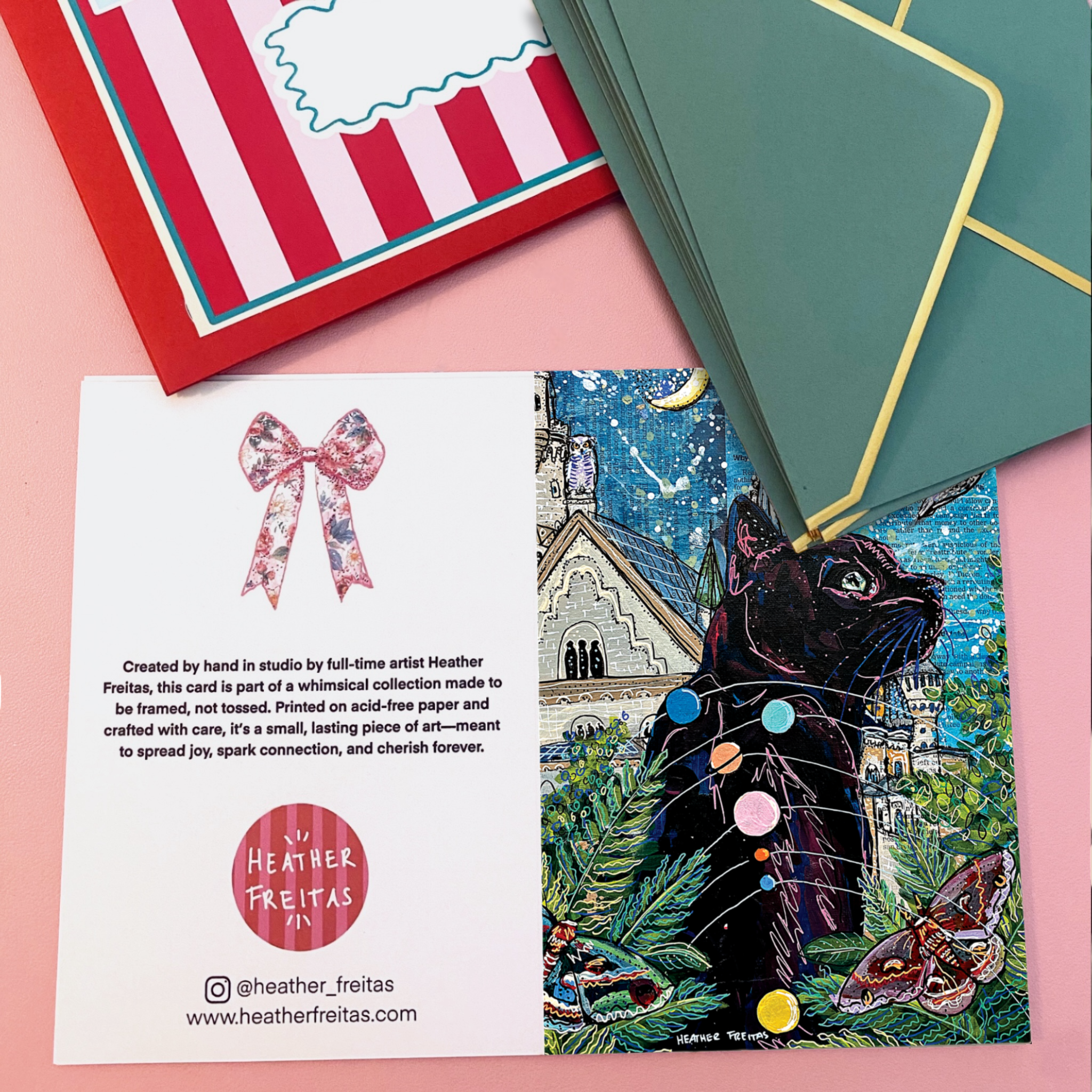 Jupiter Castle Cat - Greeting Card / Fine Art Print