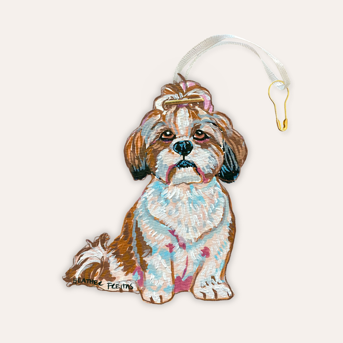 Shih Tzu Dog Gift Tag
