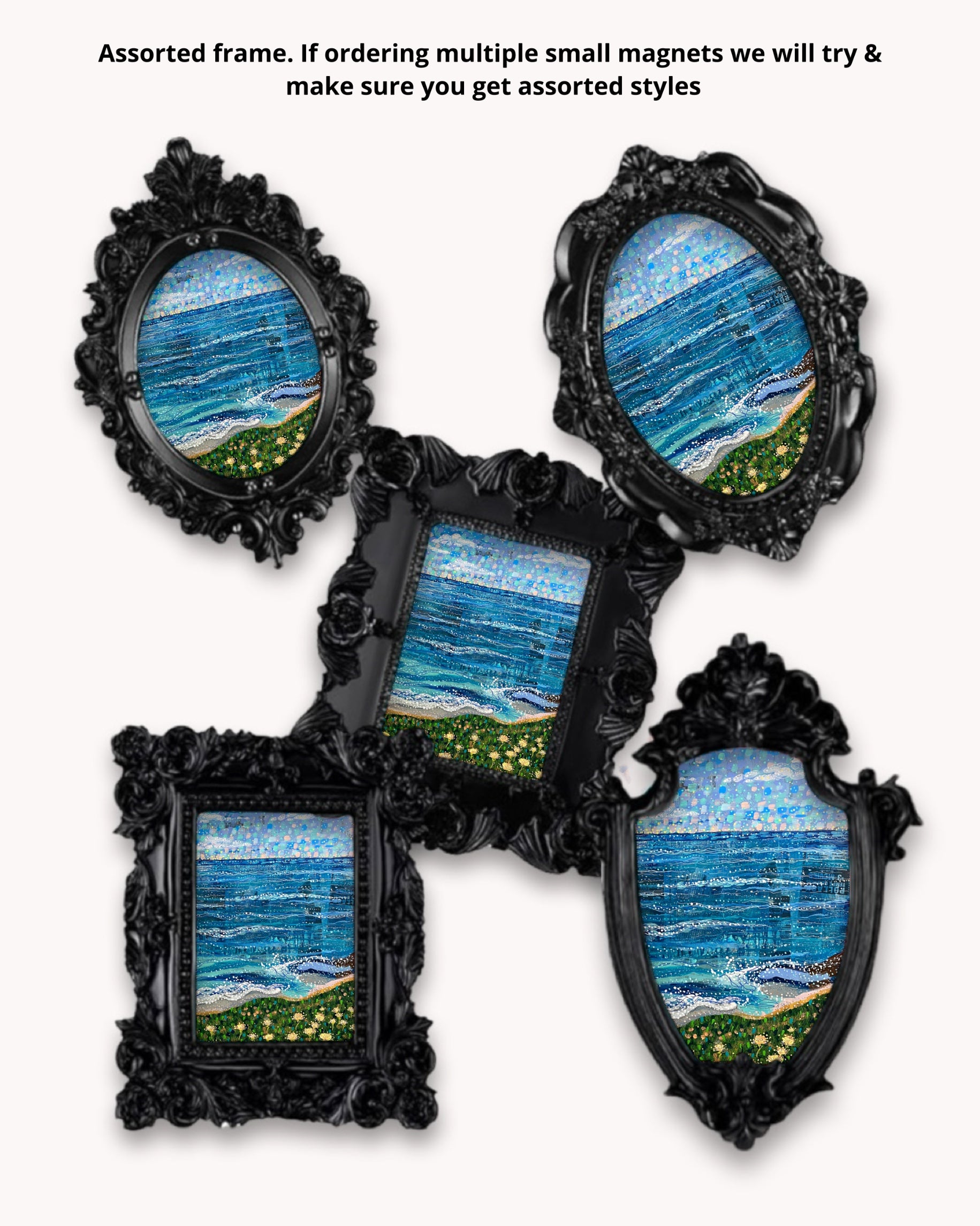 Coastal Breeze Framed Magnet ( Small )