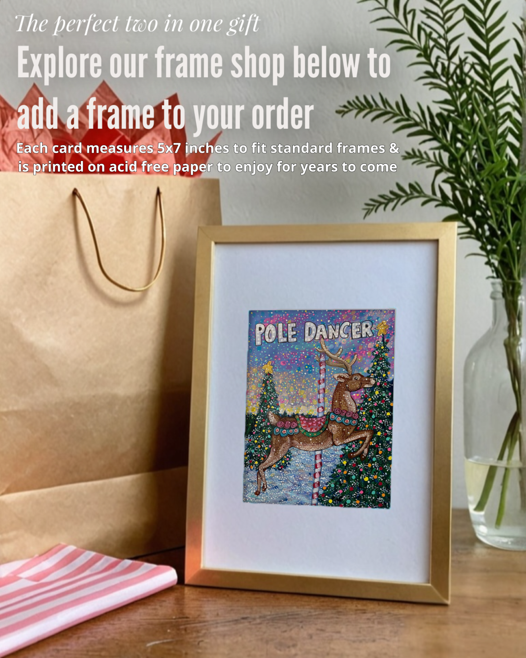 Pole Dancer - Greeting Card / Fine Art Print