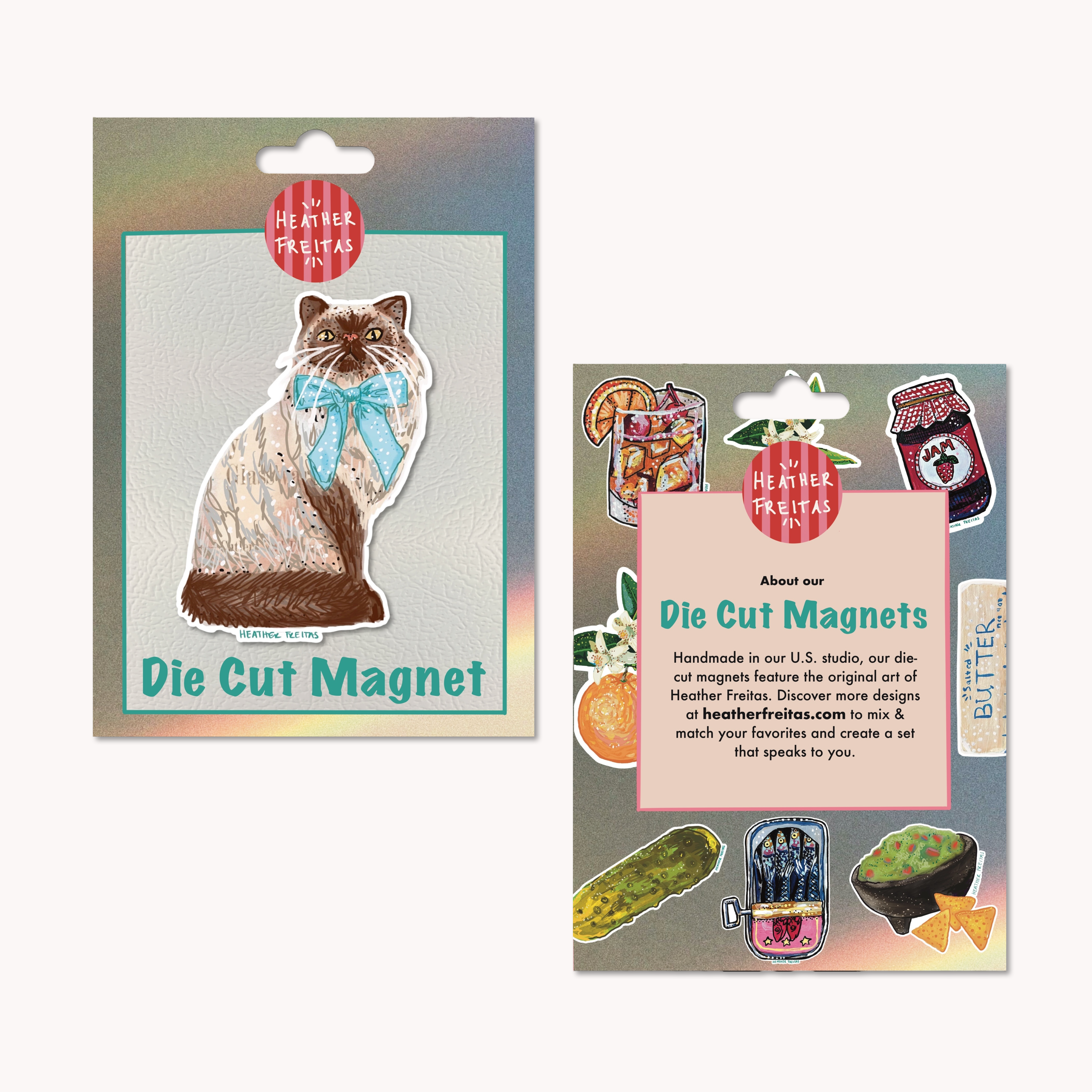 Seal Point Persian Cat Magnet ( Die-Cut )