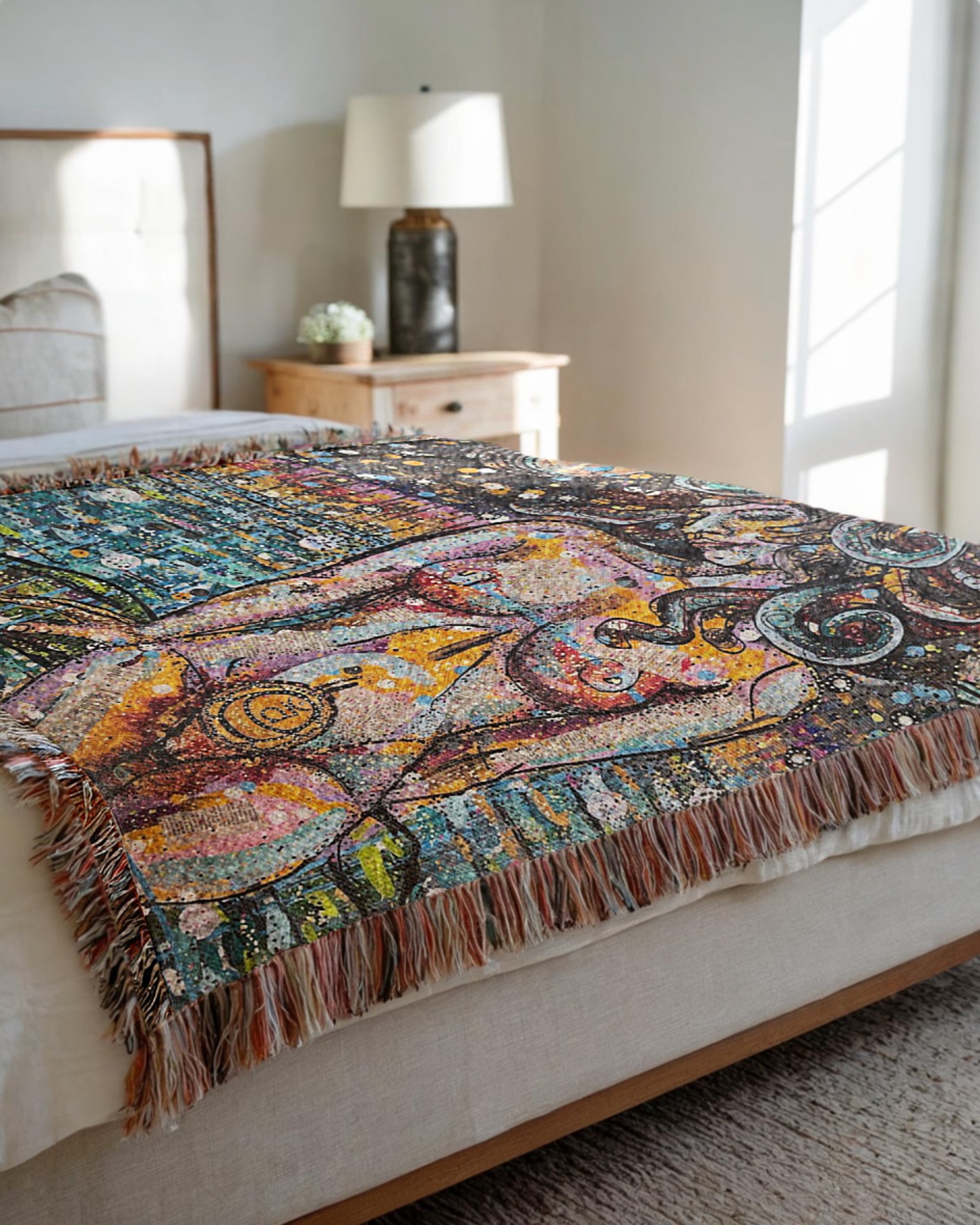 Sacral Woven Blanket Tapestry
