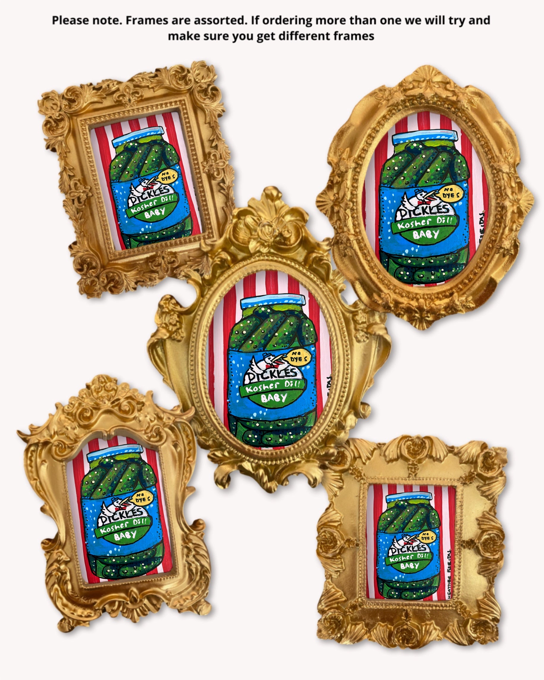 Pickles - Mini framed print