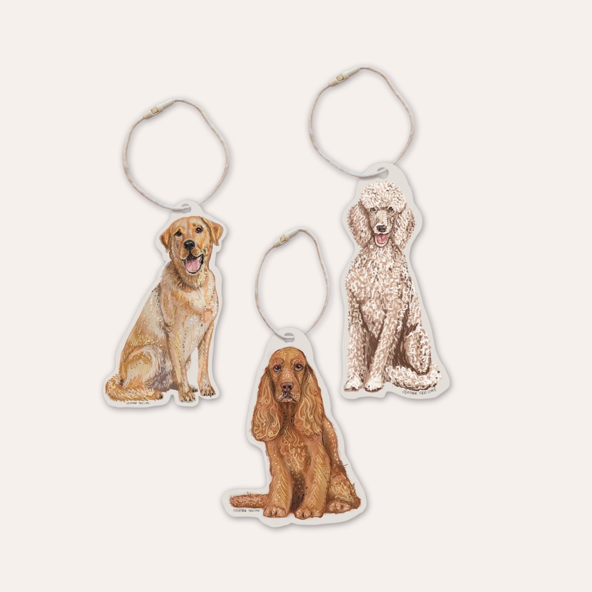 Dogs Fine Art Gift Tags ( 12 pack )