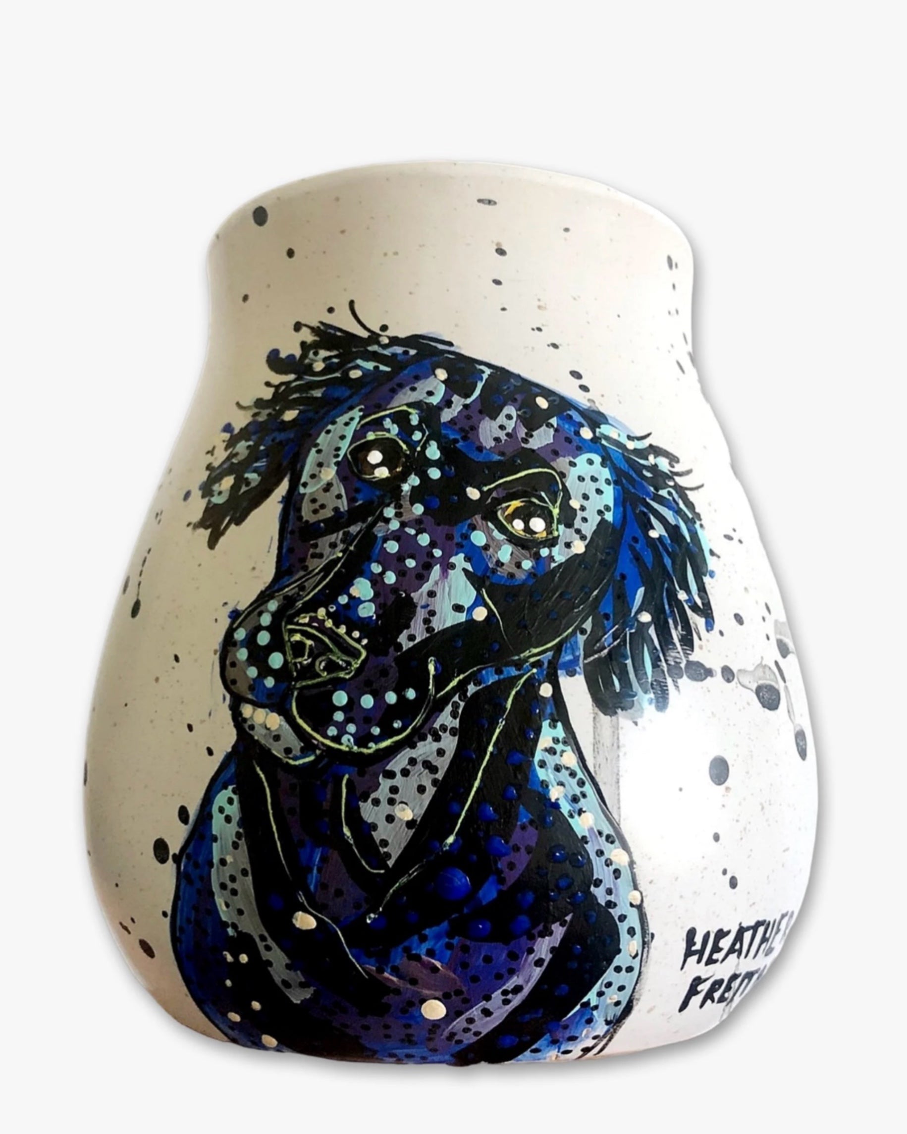 Black Dog Planter