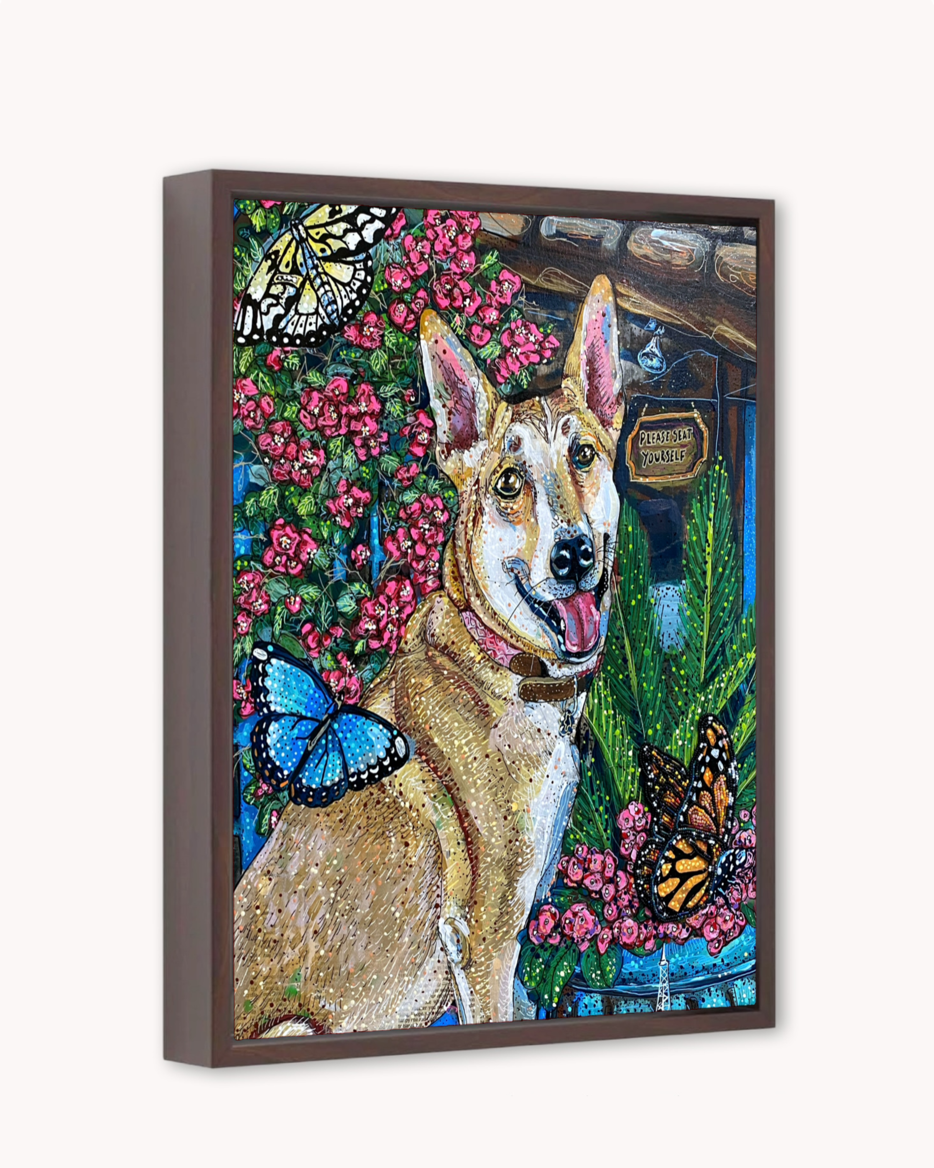 Custom Pet Portrait Painting - Gallery Wrapped Canvas