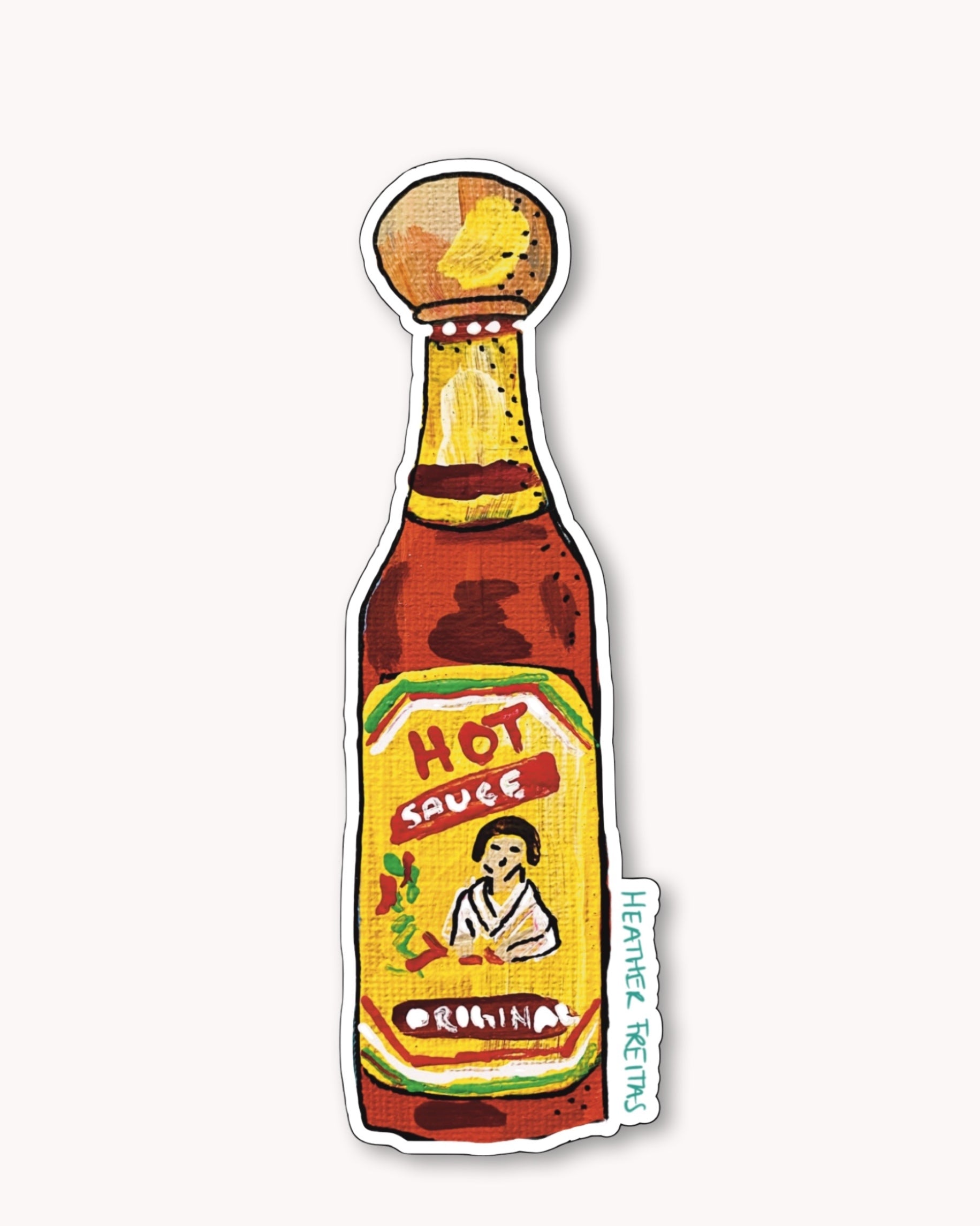 Hot Sauce Sticker