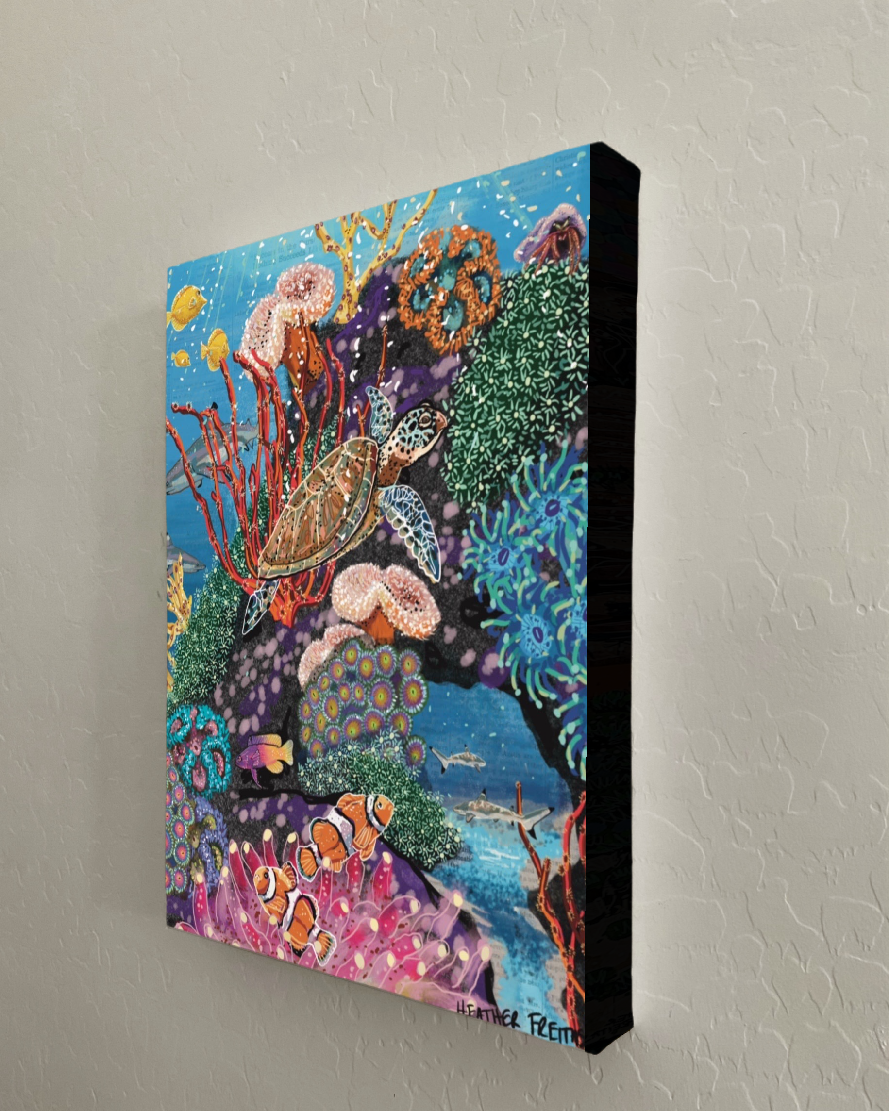 Candy Coral Reef Print