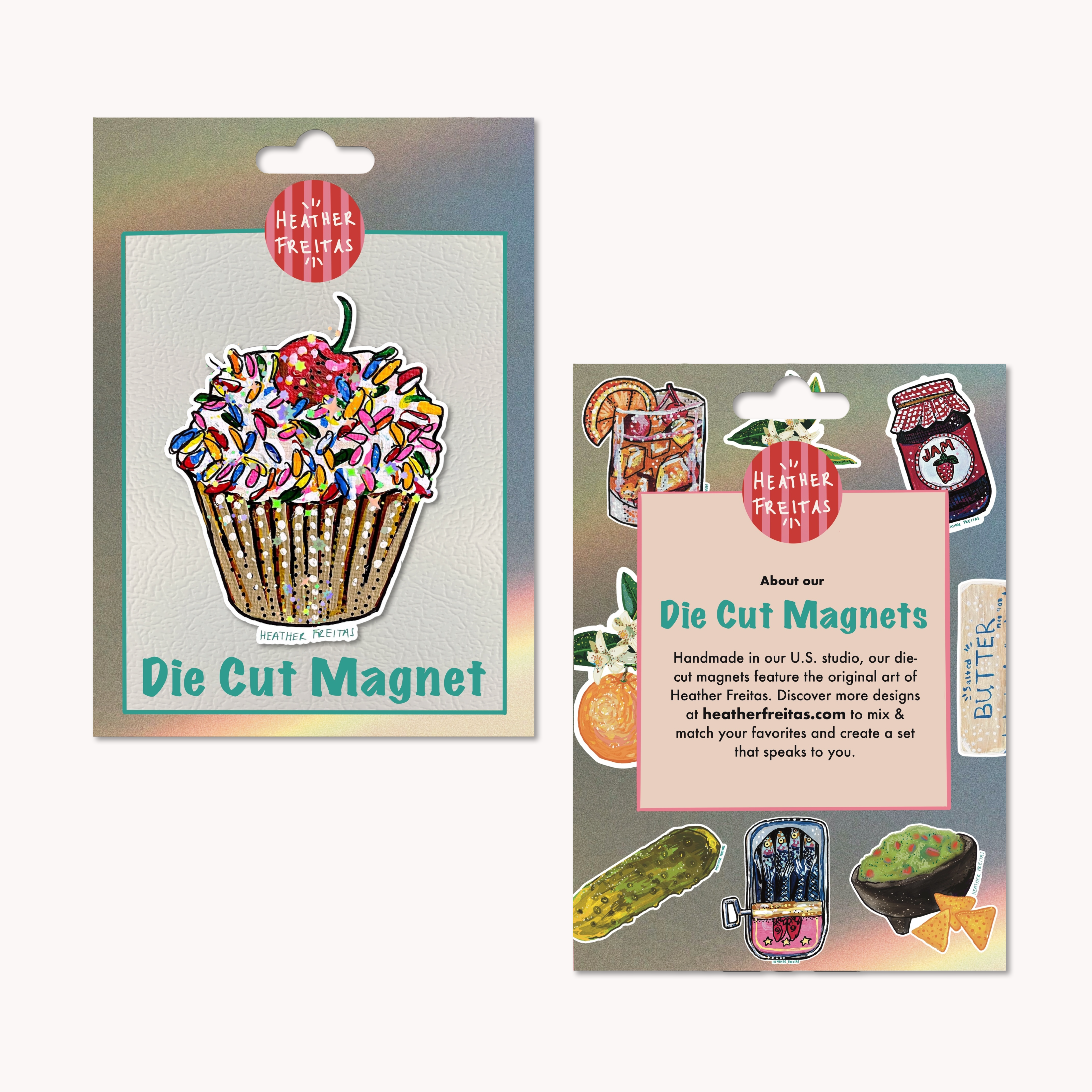 Cupcake Magnet ( Die-Cut )