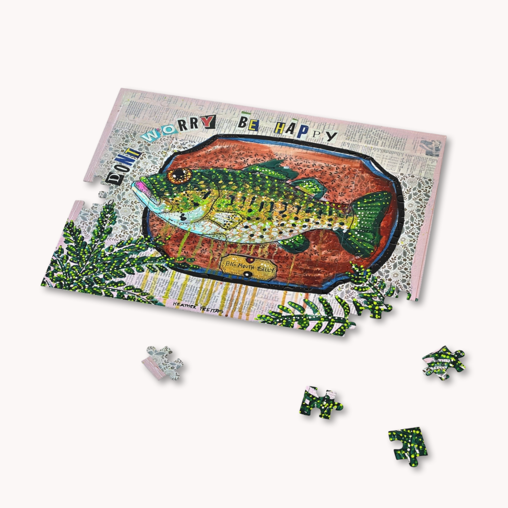Don't Worry, Be Happy Fine Art Puzzle