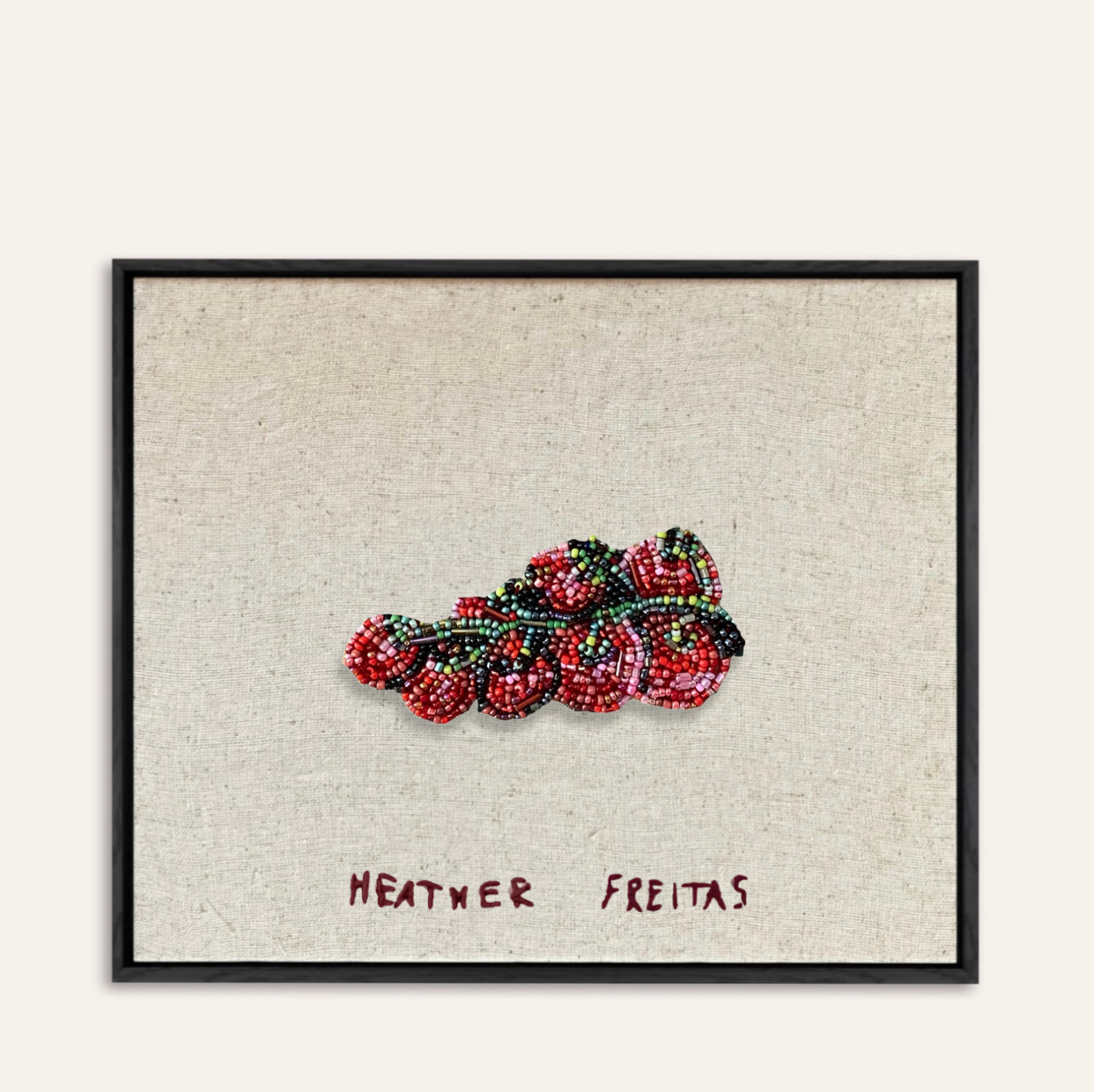 Tomato’s On The Vine Beaded Wall Art