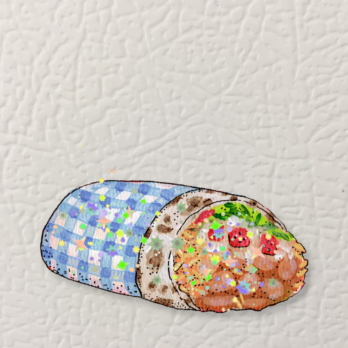 Burrito Magnet ( Die-Cut )