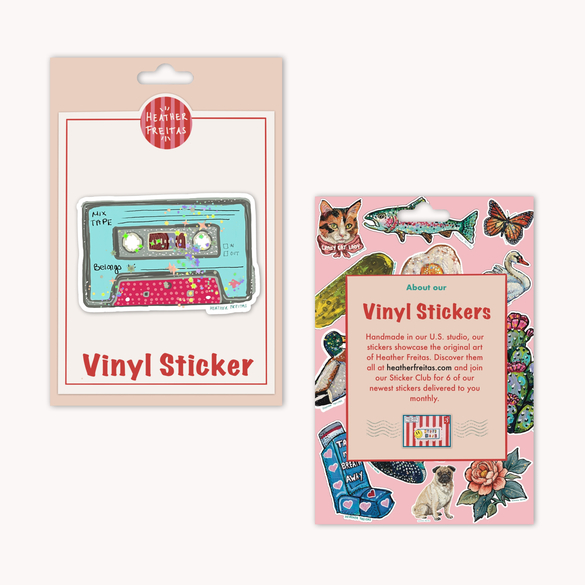 Teal Mixtape Sticker