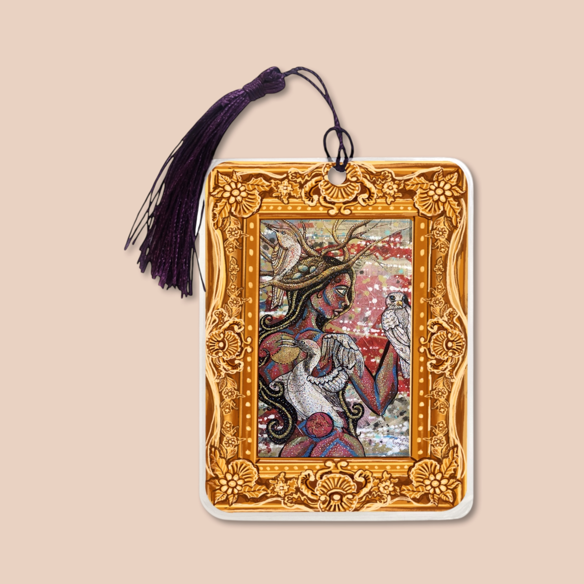 Root Chakra Fine Art Painting Bookmark