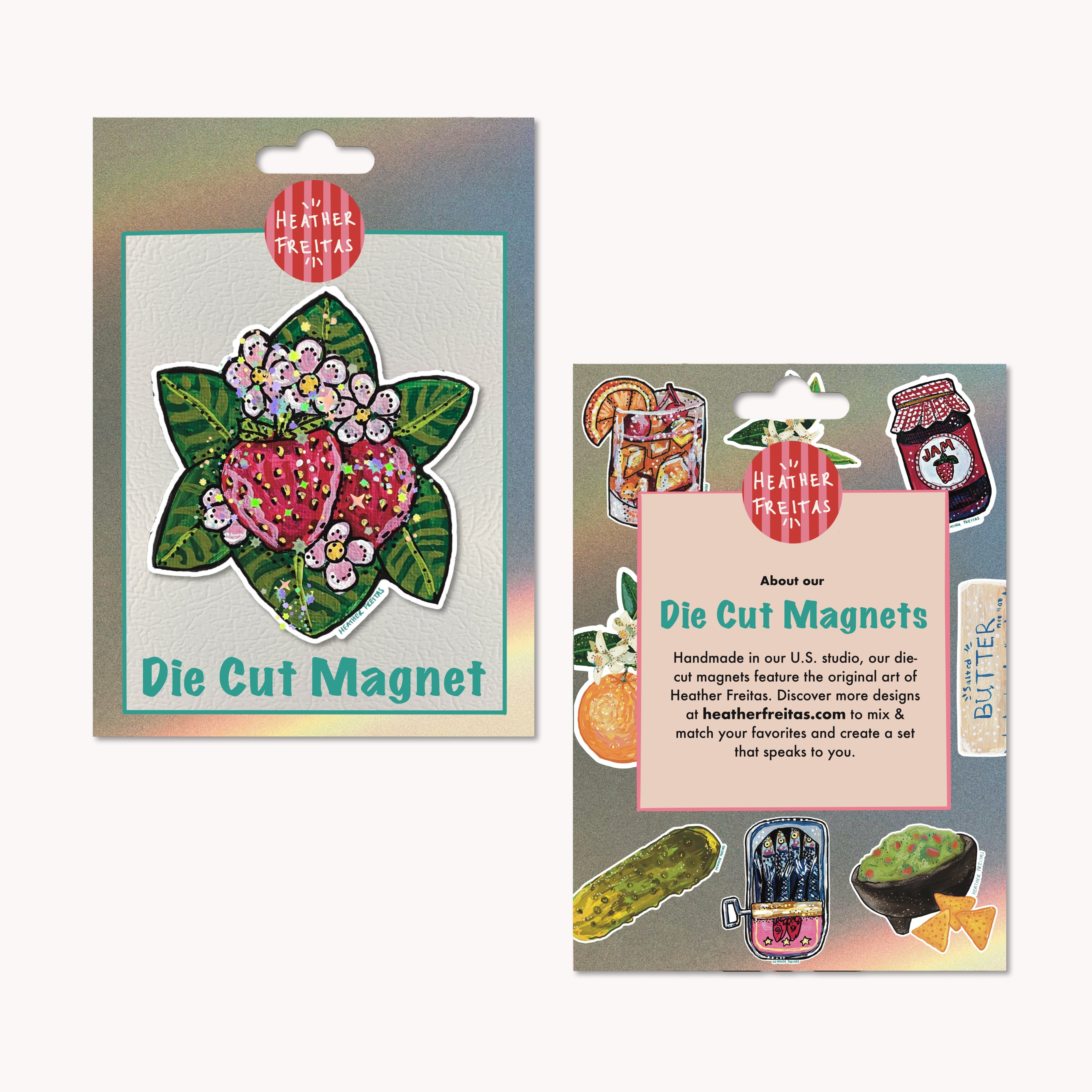 Strawberry Magnet ( Die-Cut )