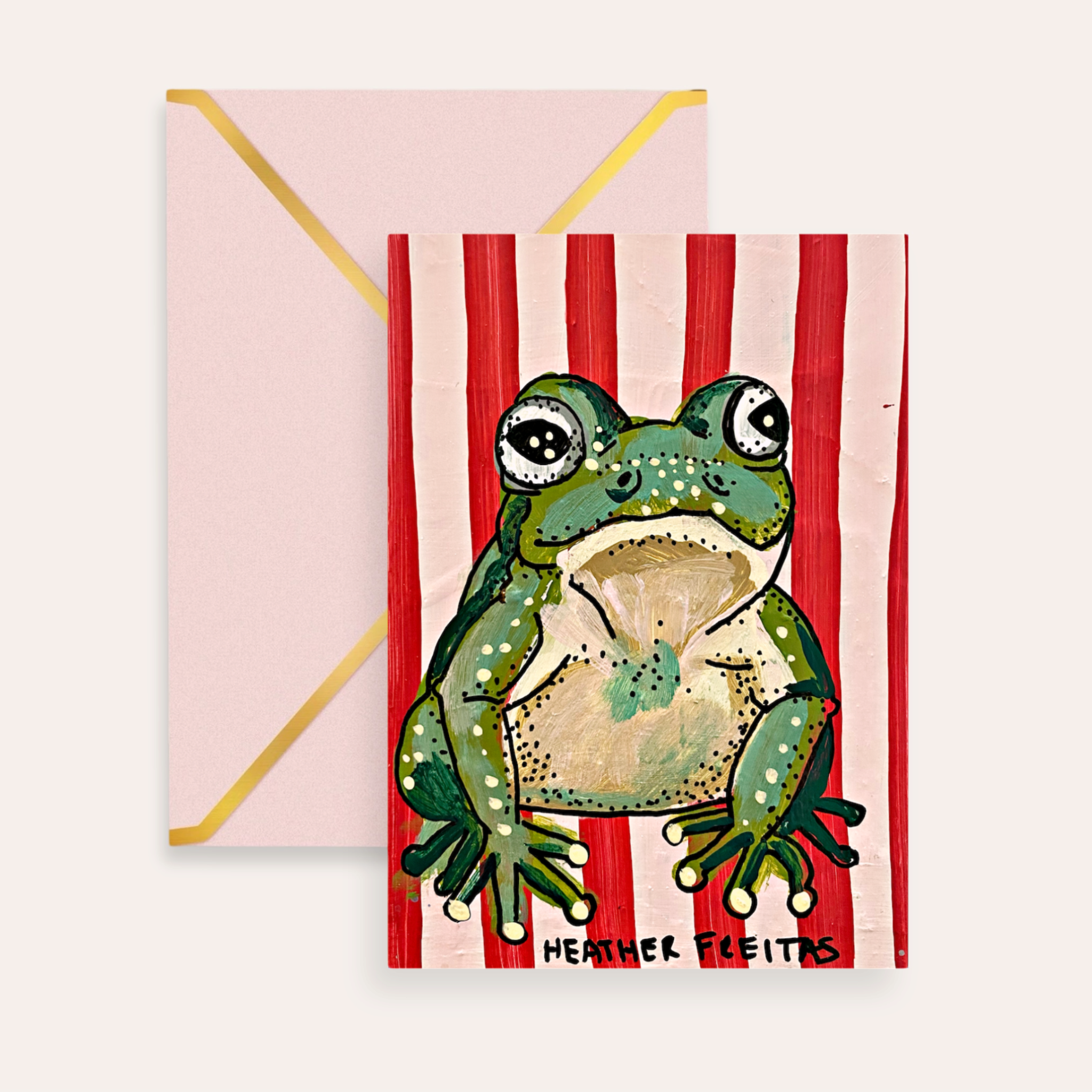 Frog Fine Art Greeting Card