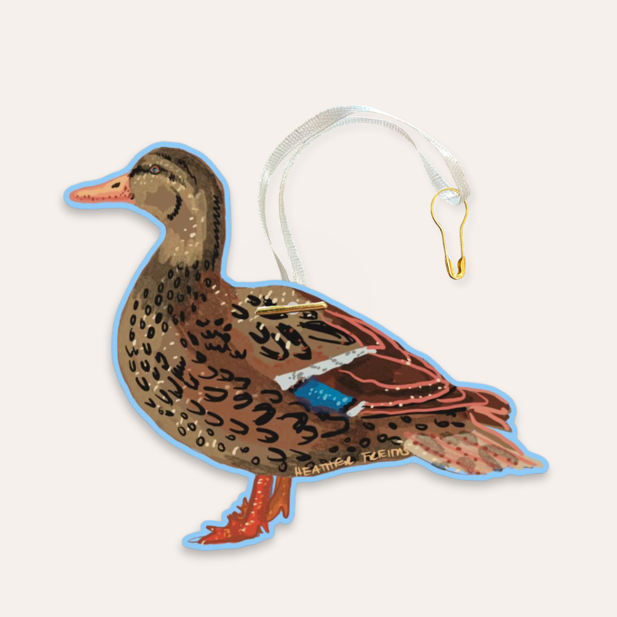 Lady Duck Gift Tag