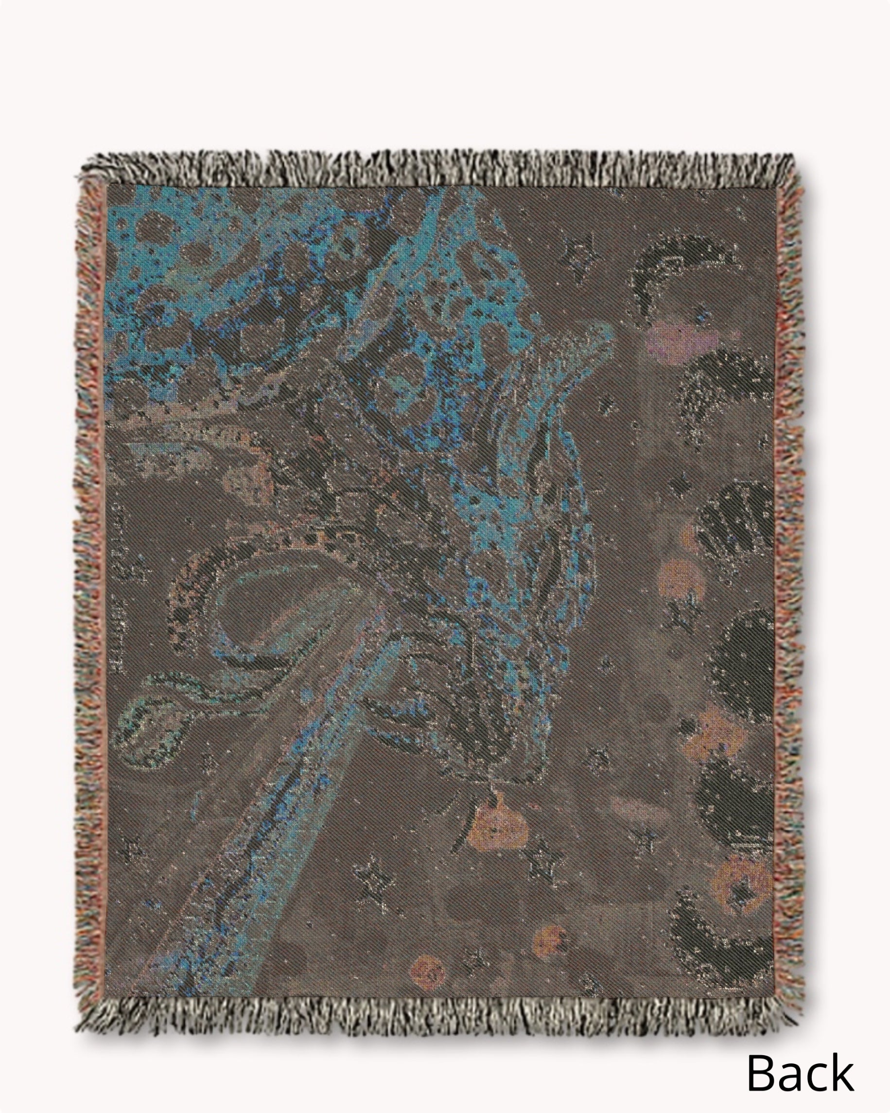 Moon Tides & Jaguar Vibes Woven Blanket