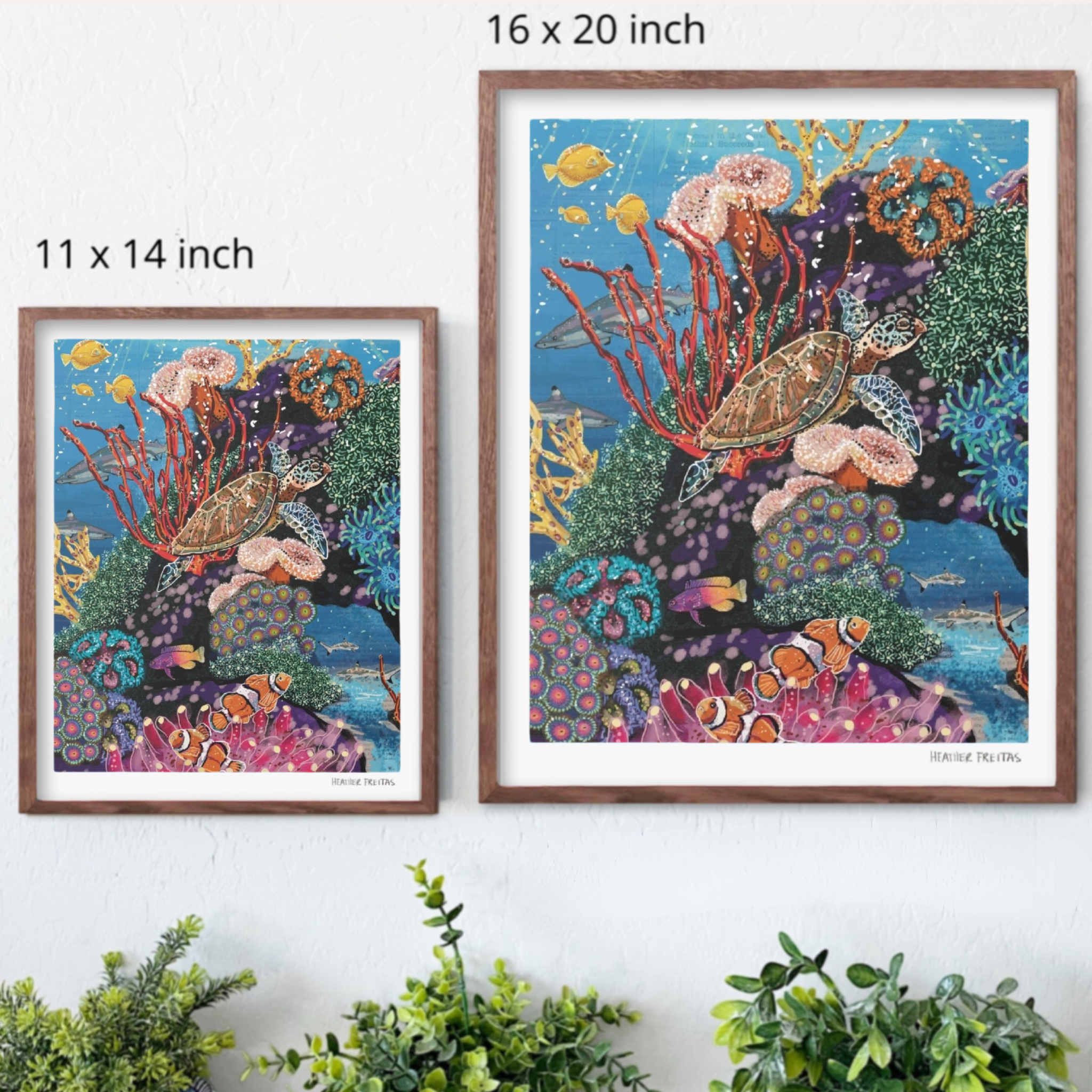 Turtle Tides Fine Art Print