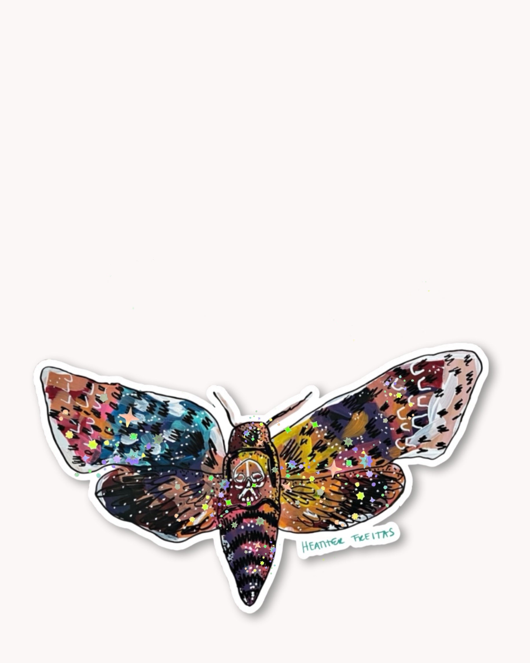 Death Moth Sticker