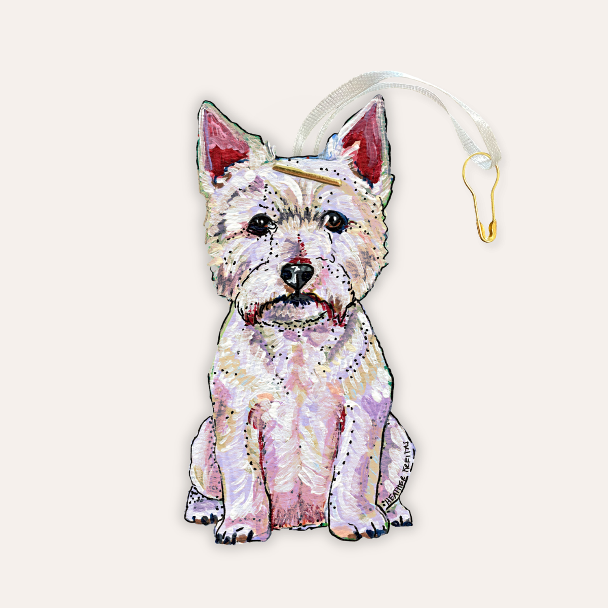 Westie Dog Gift Tag