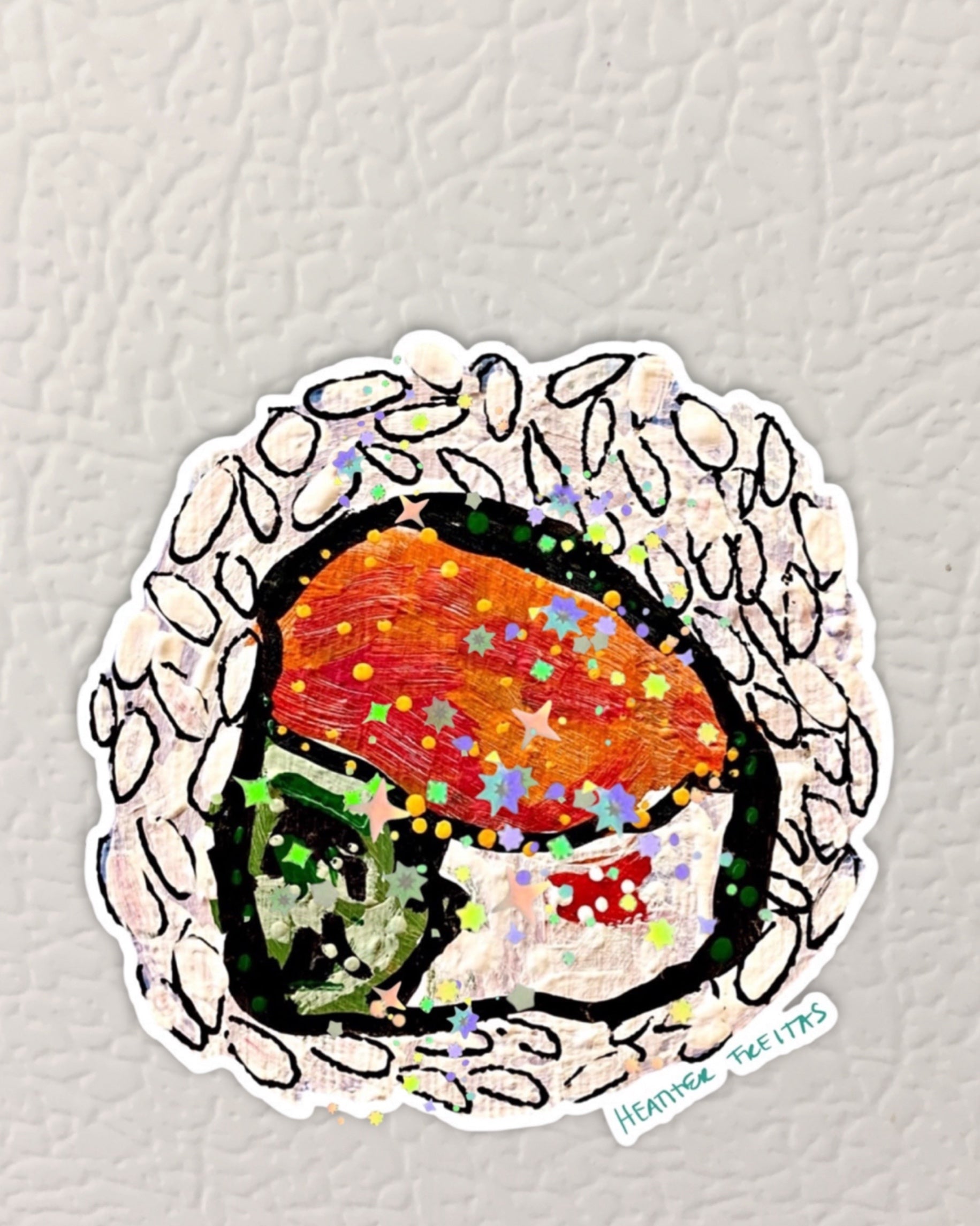 Philly Roll Magnet ( Die-Cut )