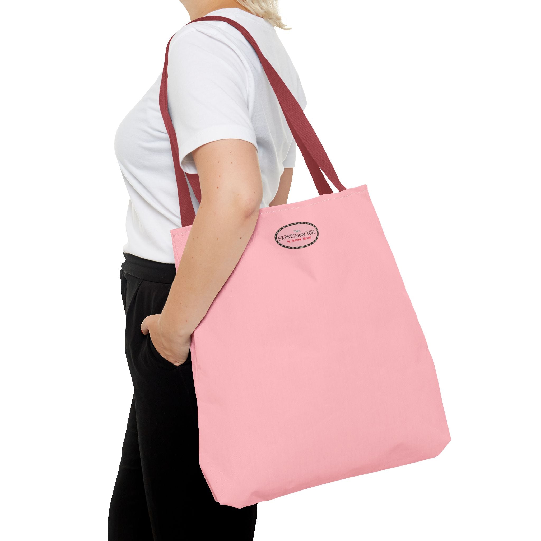 Pink Basic Tote ( Unlined )