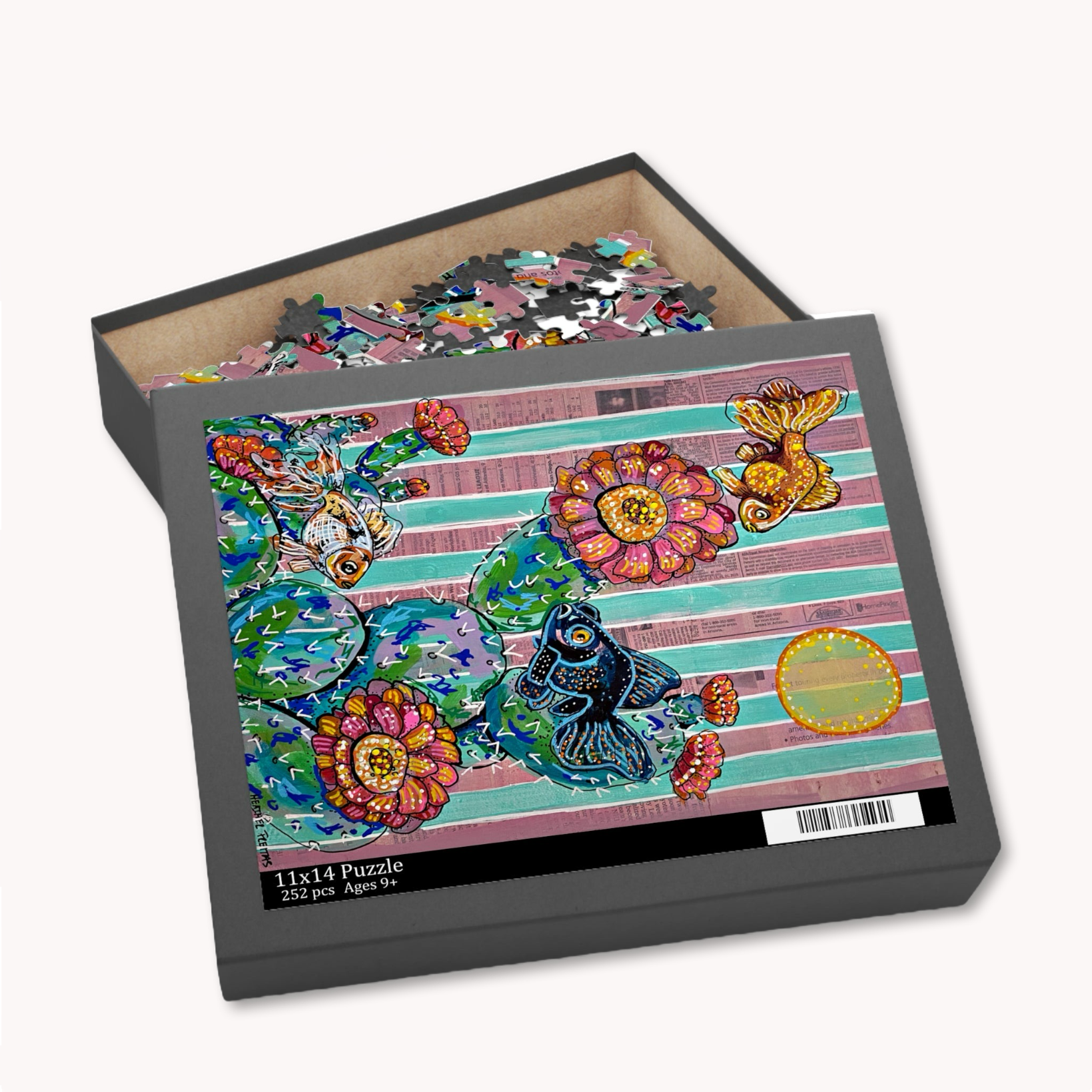 Cactus Goldfish Fine Art Puzzle