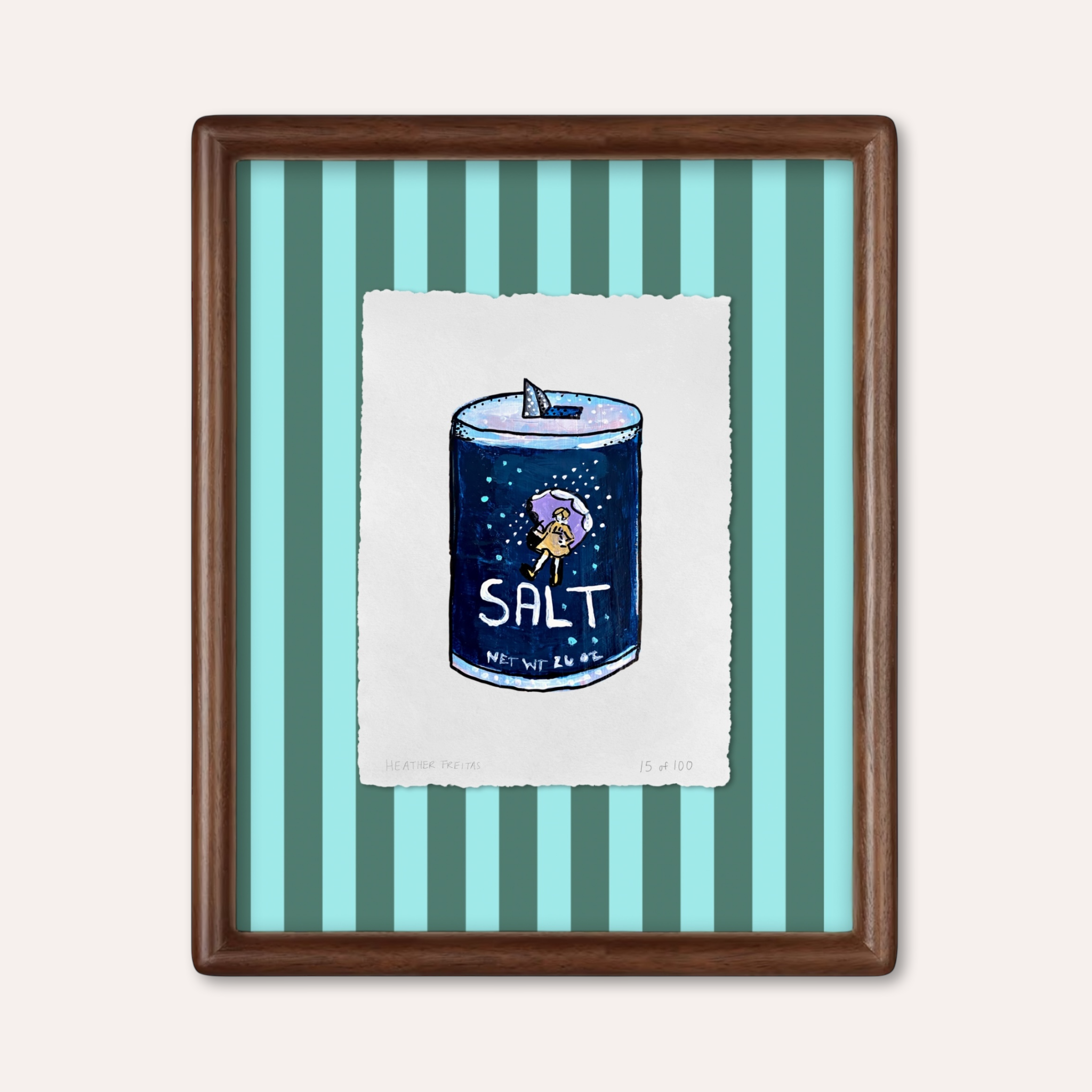 Salt Limited Edition Framed Print